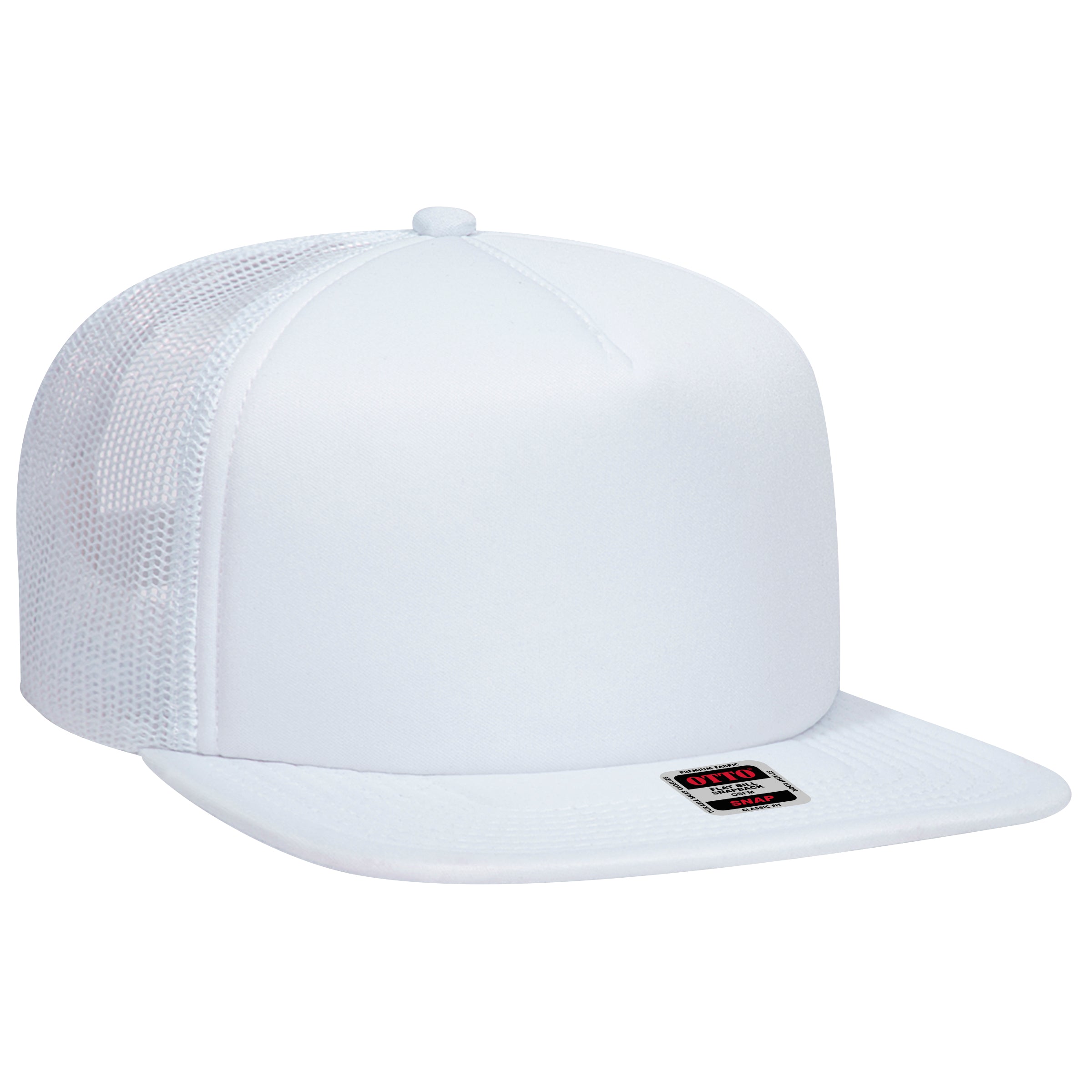 164-1190 OTTO CAP "OTTO SNAP" 5 Panel Mid Profile Mesh Back Trucker Snapback Hat
