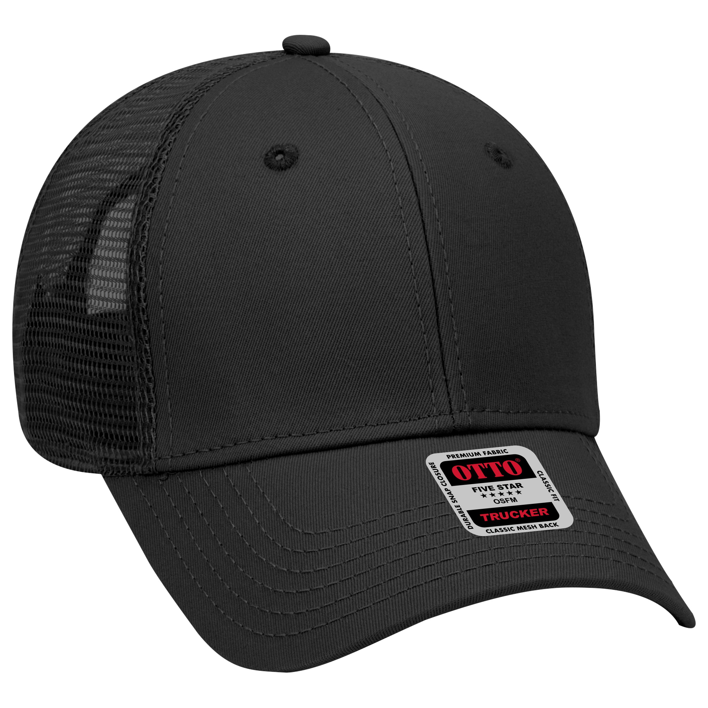 83-942 OTTO CAP 6 Panel Low Profile Mesh Back Trucker Hat