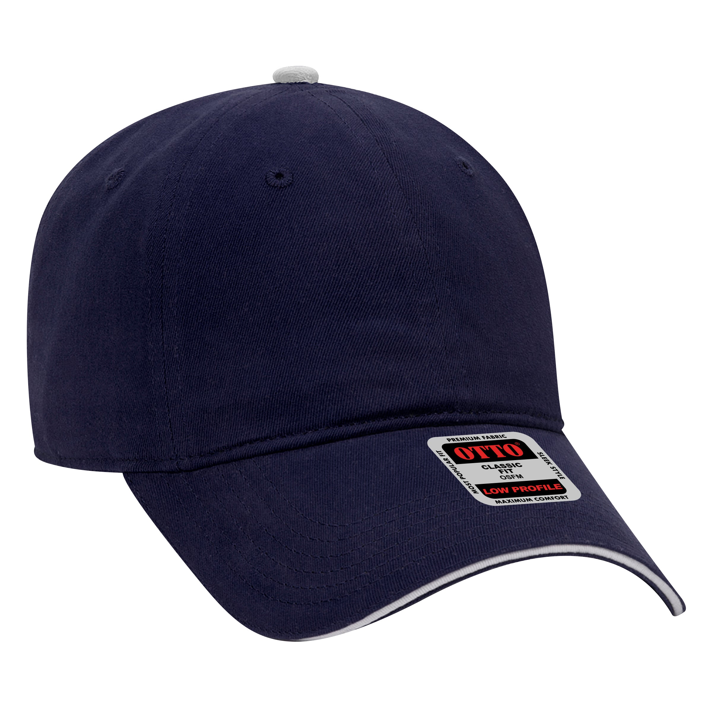 22-688 OTTO CAP 6 Panel Low Profile Baseball Cap