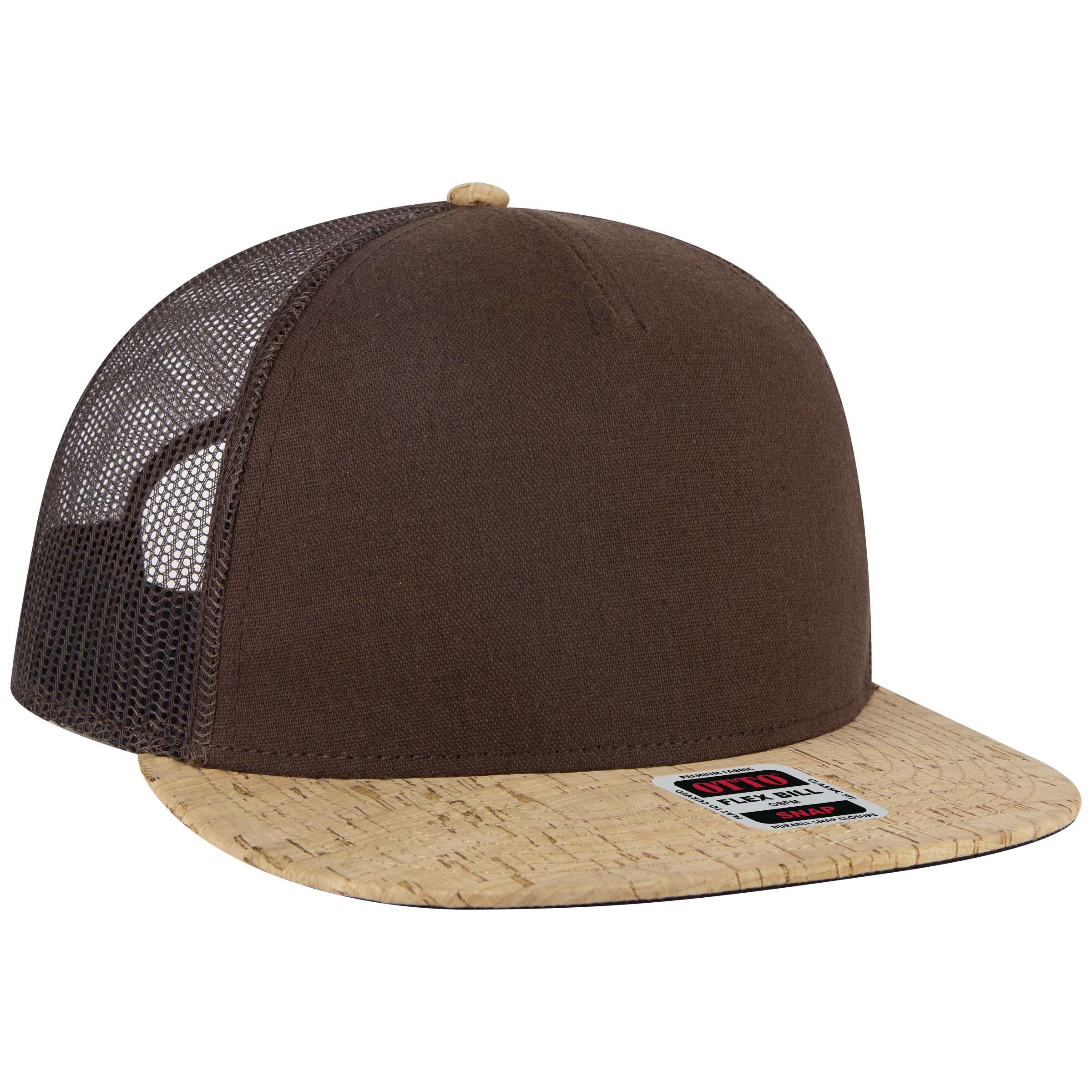 154-1174 OTTO CAP "OTTO SNAP" 5 Panel Pro Style Mesh Back Trucker Snapback Hat