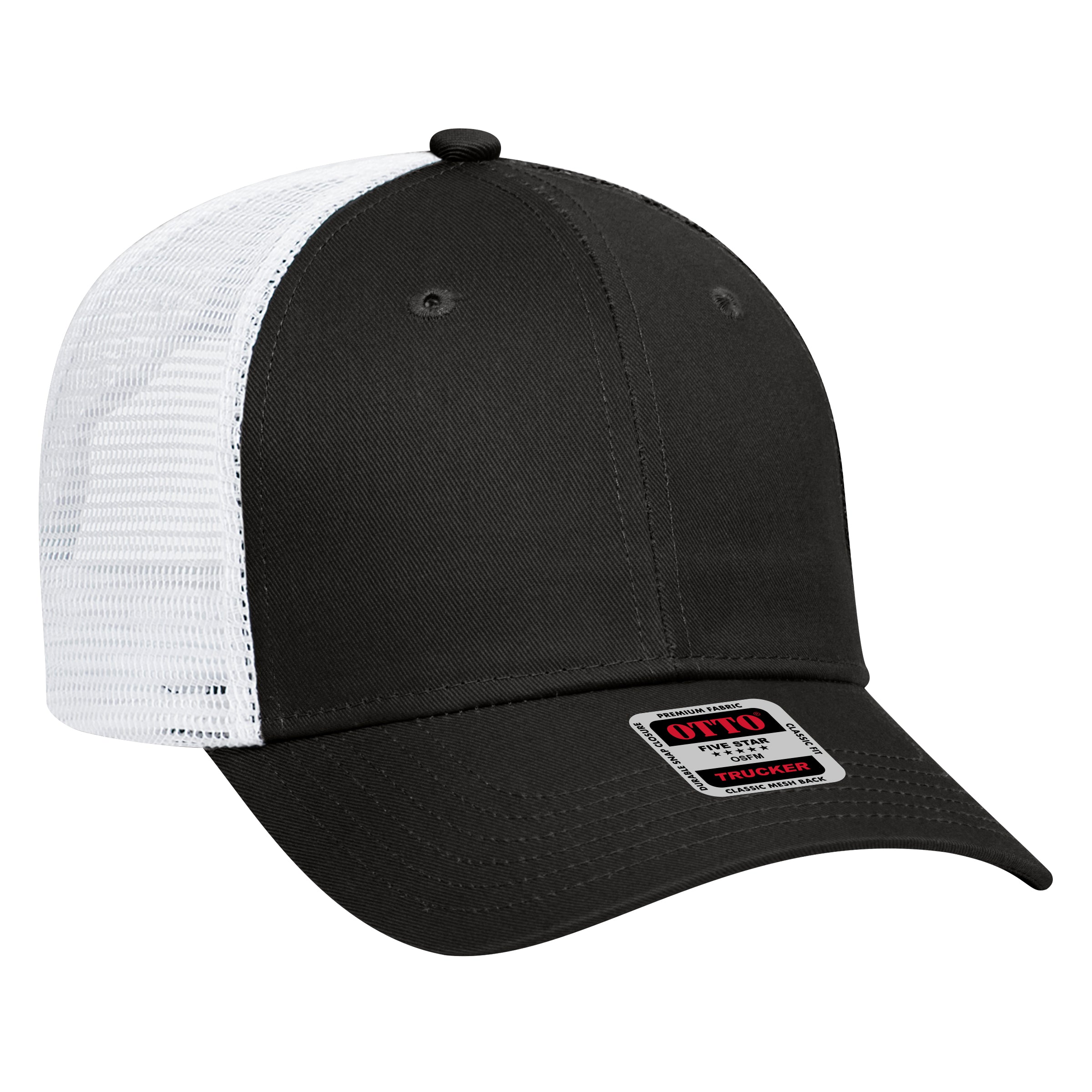 83-473 OTTO CAP 6 Panel Low Profile Mesh Back Trucker Hat