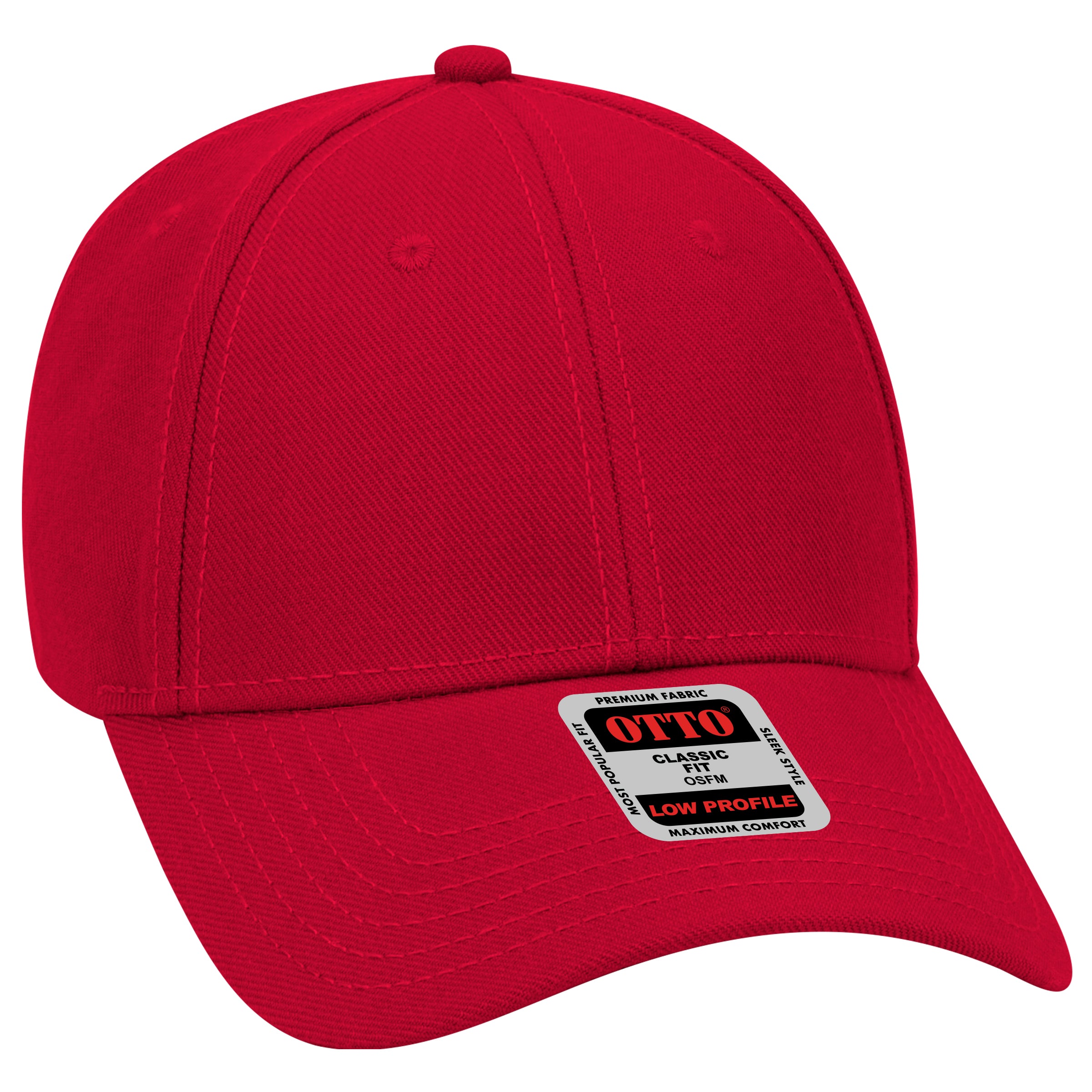 19-304 OTTO CAP 6 Panel Low Profile Baseball Cap