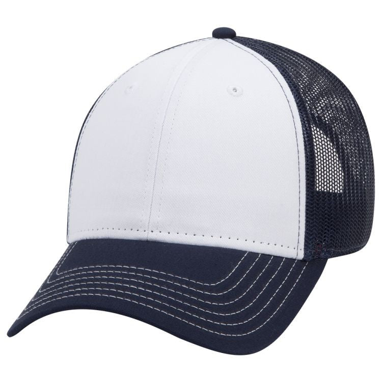 83-1239 OTTO CAP 6 Panel Low Profile Mesh Back Trucker Hat