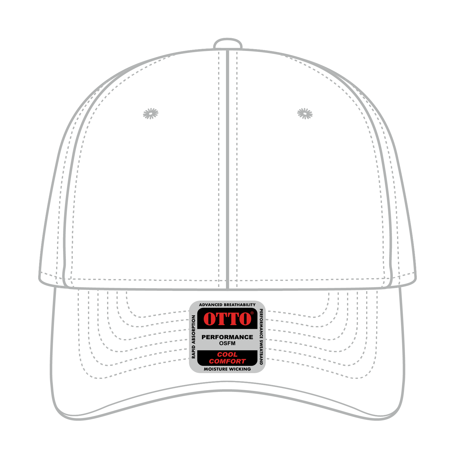18-1042 OTTO CAP 6 Panel Low Profile Baseball Cap
