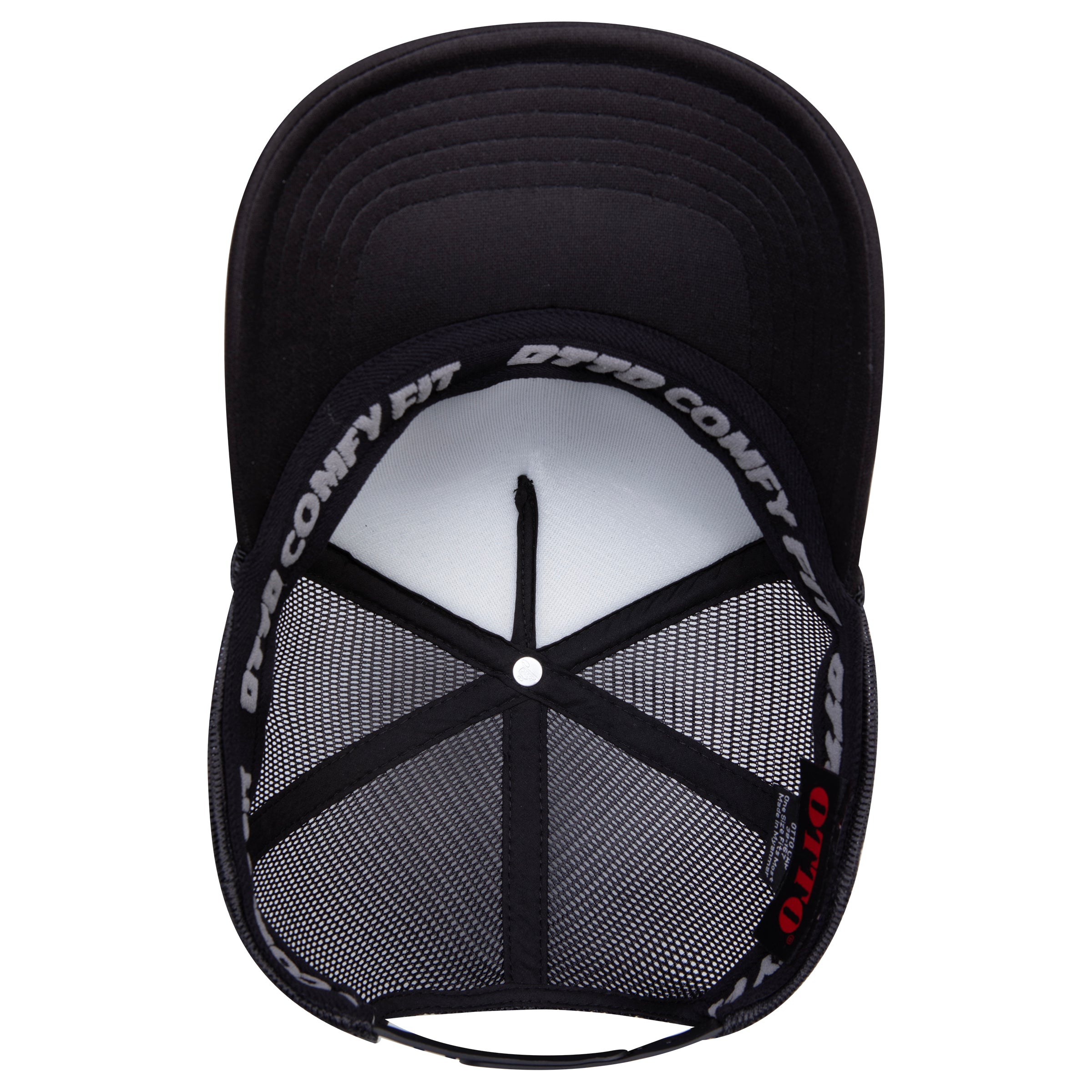 39-167 OTTO CAP "OTTO COMFY FIT" 5 Panel High Crown Mesh Back Trucker Hat