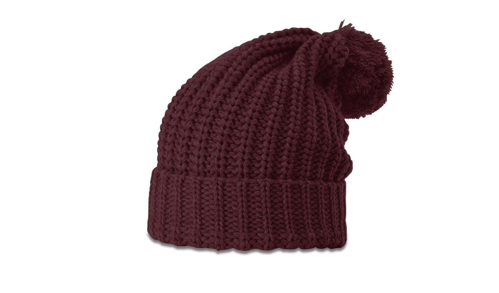 Richardson 143 Chunk Cable Beanie with Cuff &amp; Pom