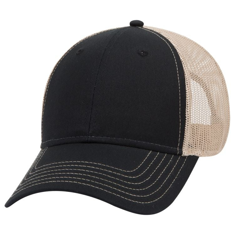 83-1239 OTTO CAP 6 Panel Low Profile Mesh Back Trucker Hat