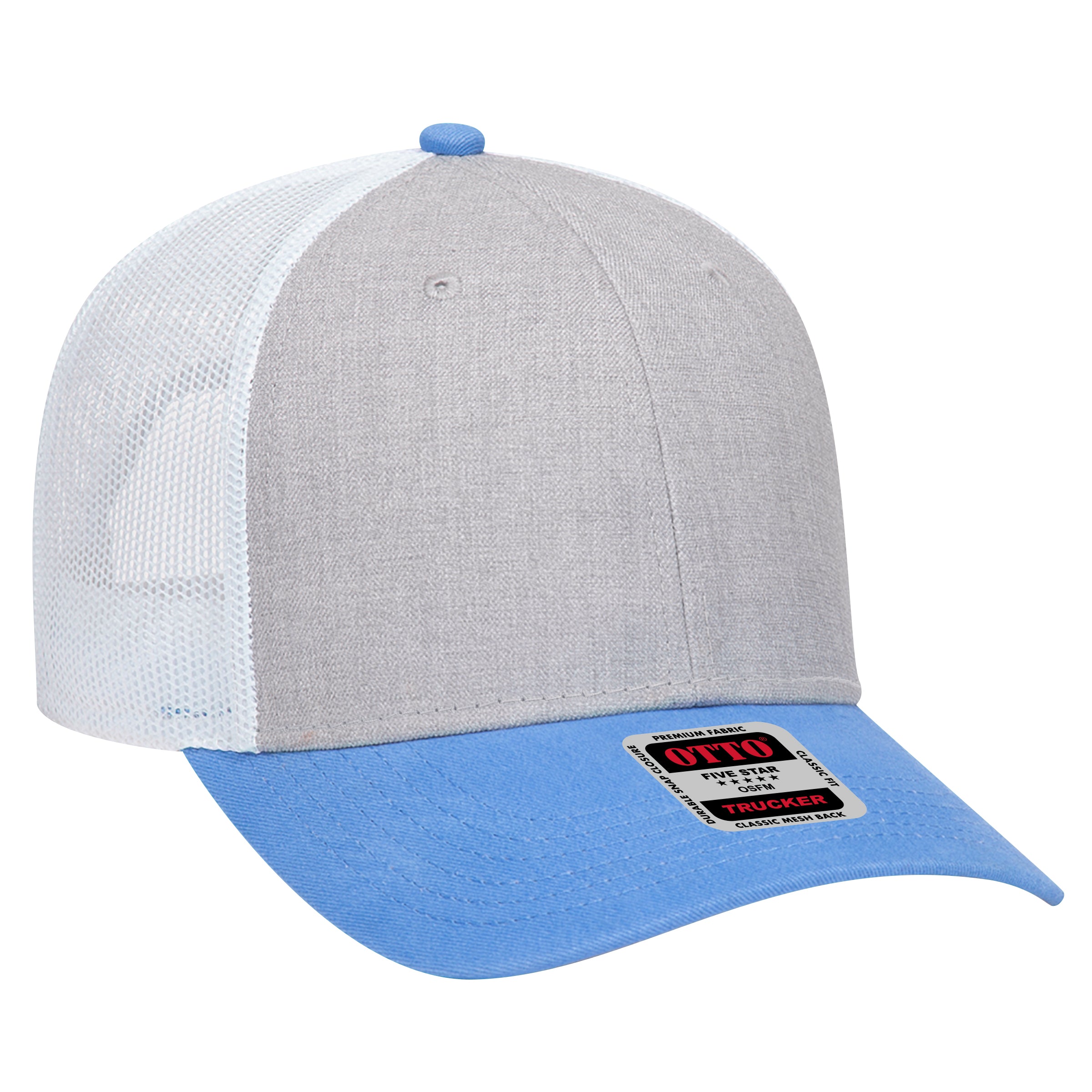 83-1239 OTTO CAP 6 Panel Low Profile Mesh Back Trucker Hat