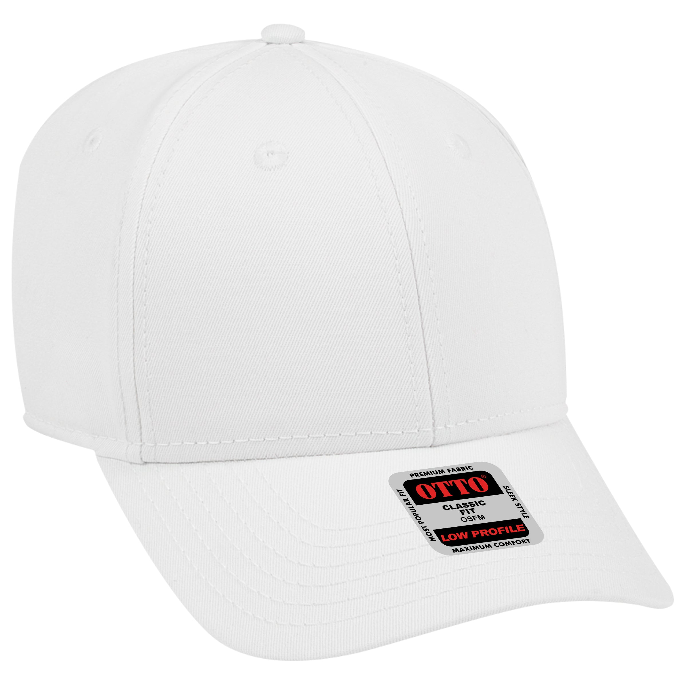 19-1203 OTTO CAP 6 Panel Low Profile Baseball Cap