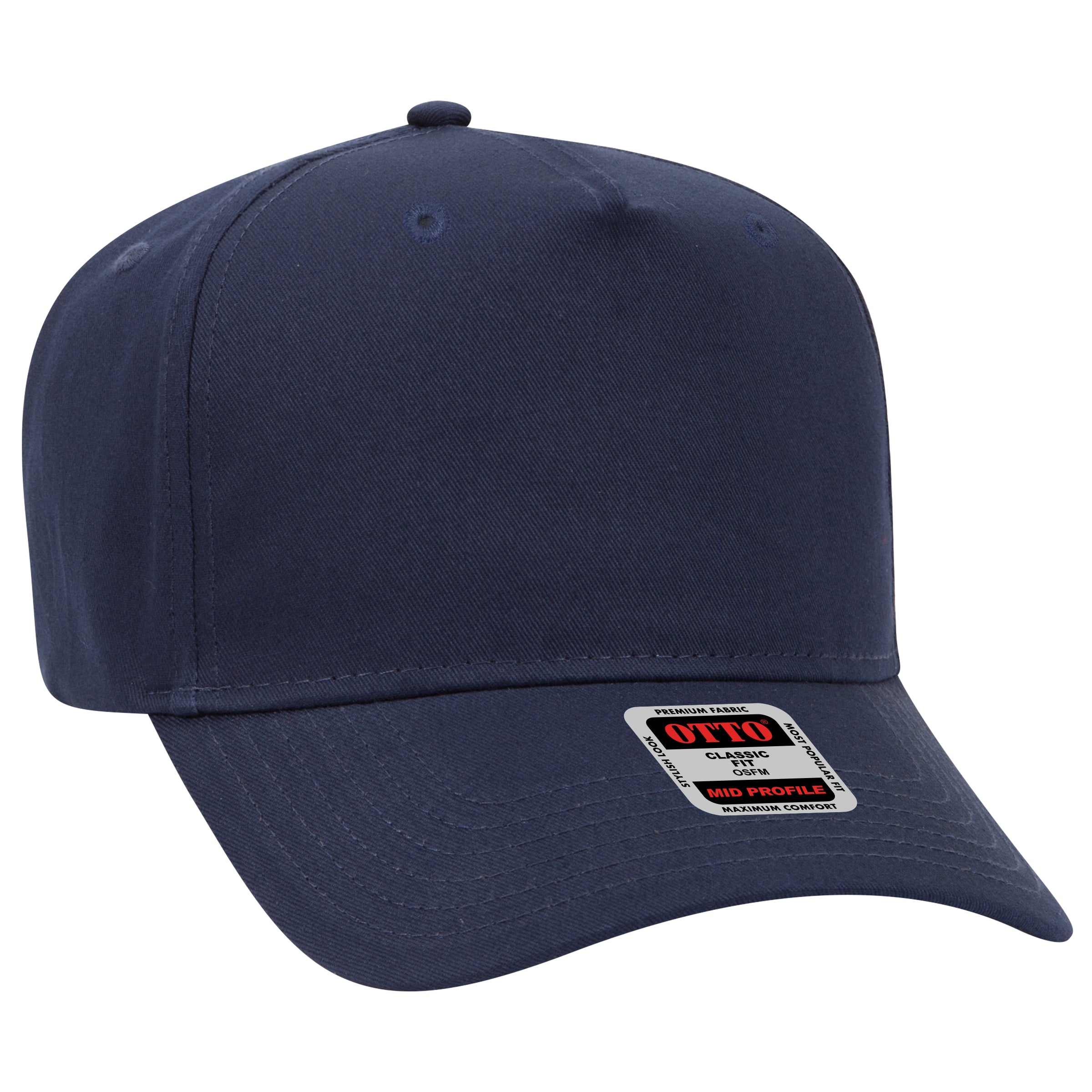 31-538 OTTO CAP 5 Panel Mid Profile Baseball Cap