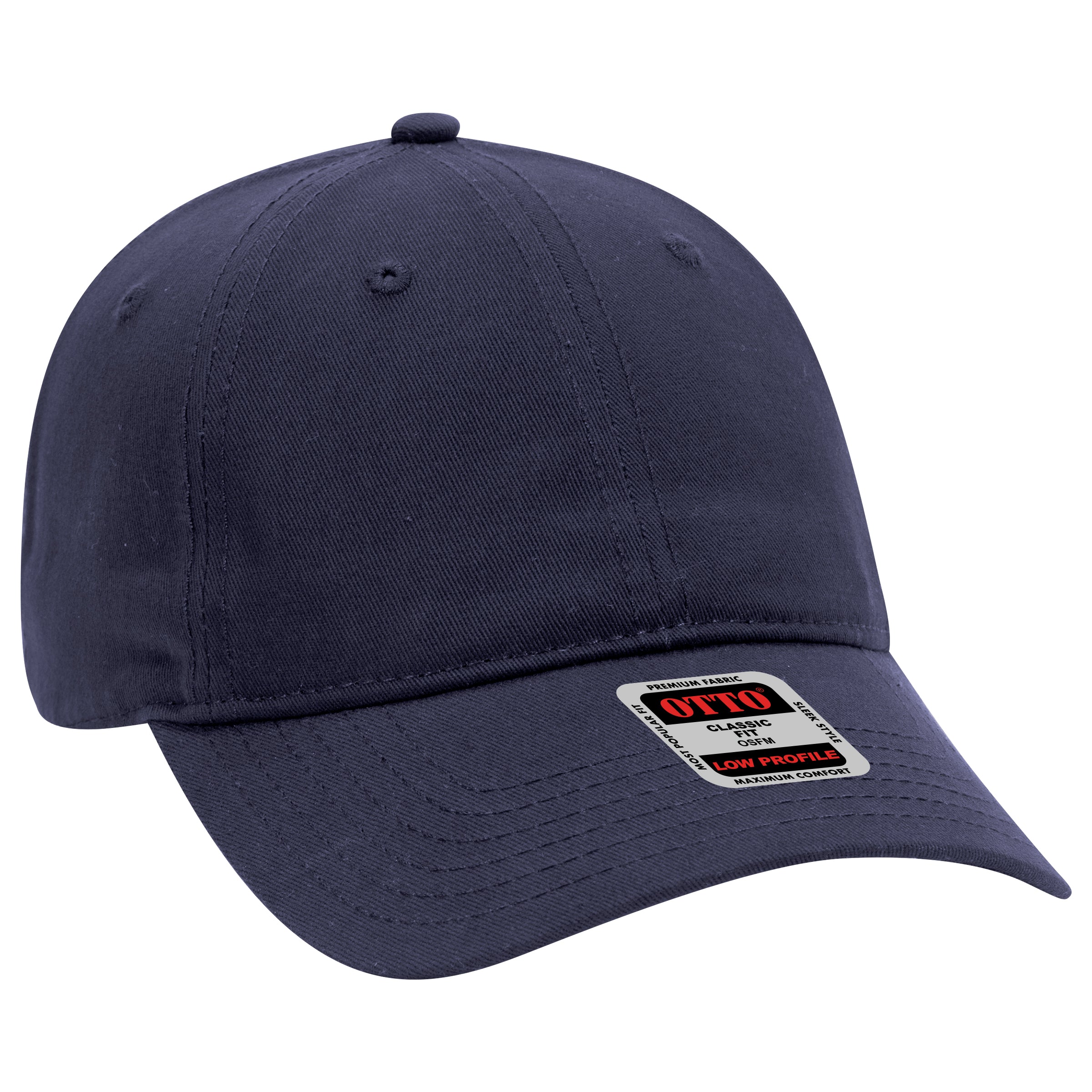 18-864 OTTO CAP 6 Panel Low Profile Baseball Cap