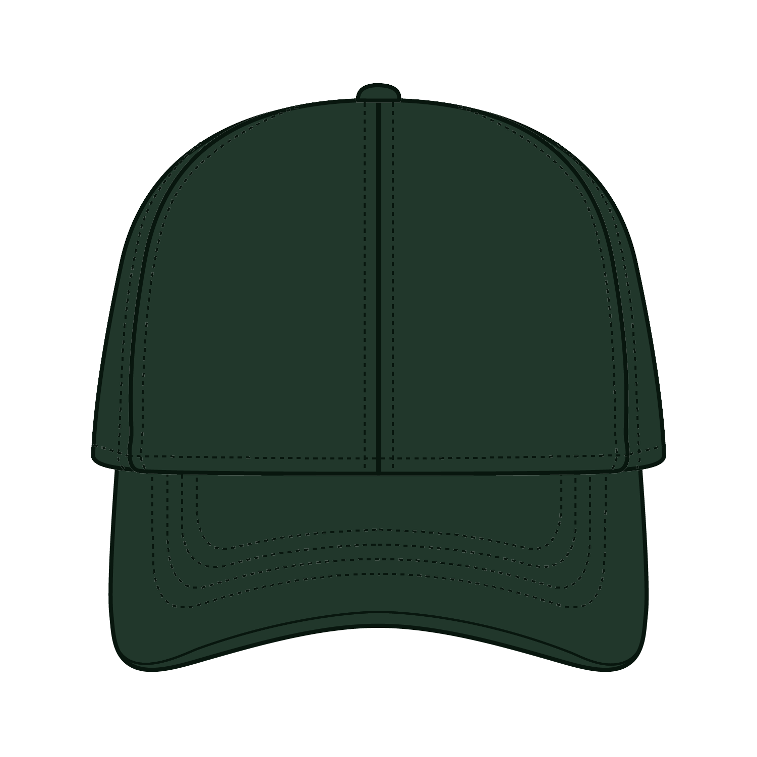 69-291 OTTO CAP 4 Panel Ponytail Cap
