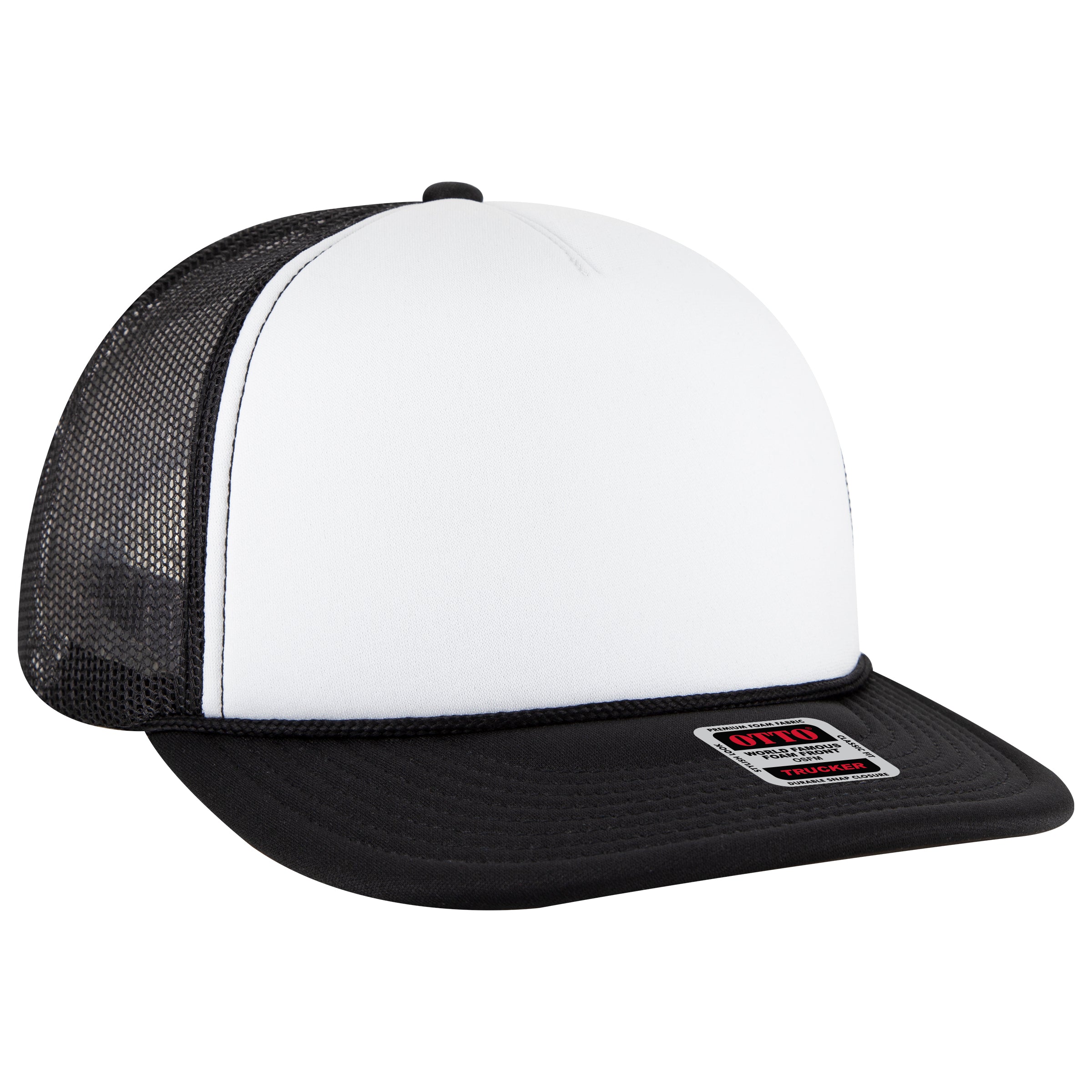 39950-1 OTTO CAP 5 Panel Pro Style Mesh Back Trucker Snapback Hat 39950-1
