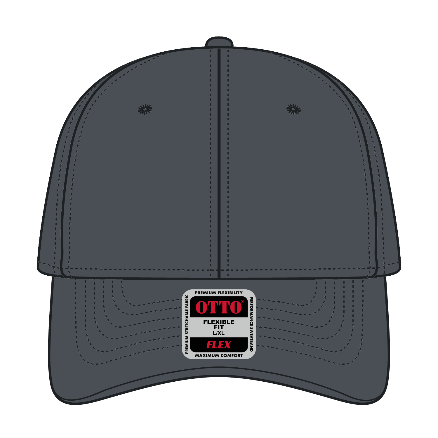 11-1257 OTTO CAP "OTTO FLEX" UPF 50+ 6 Panel Low Profile Baseball Cap