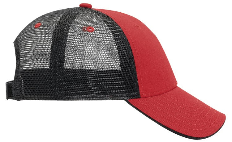 122-945 OTTO CAP 6 Panel Low Profile Mesh Back Trucker Hat