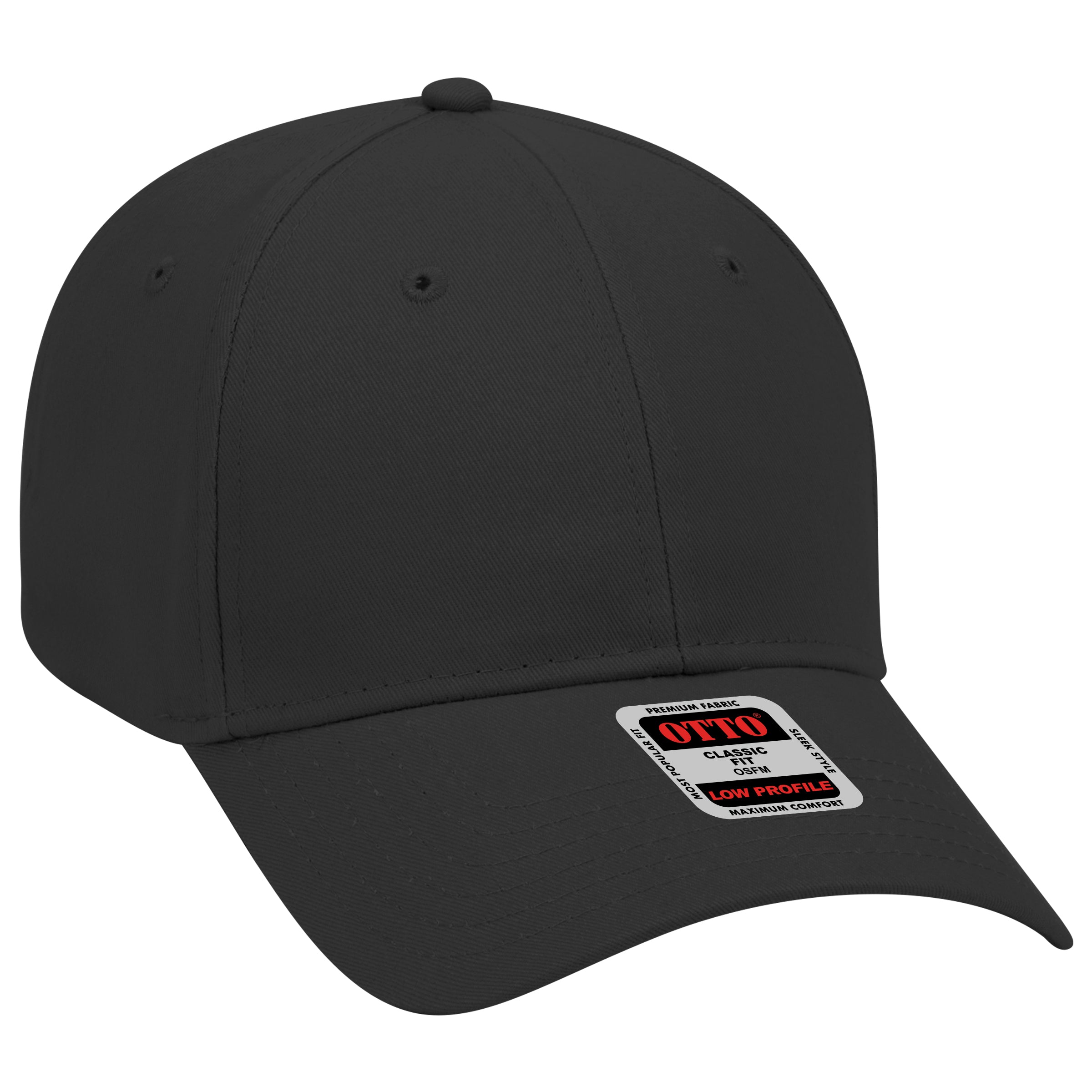 19-503 OTTO CAP 6 Panel Low Profile Baseball Cap