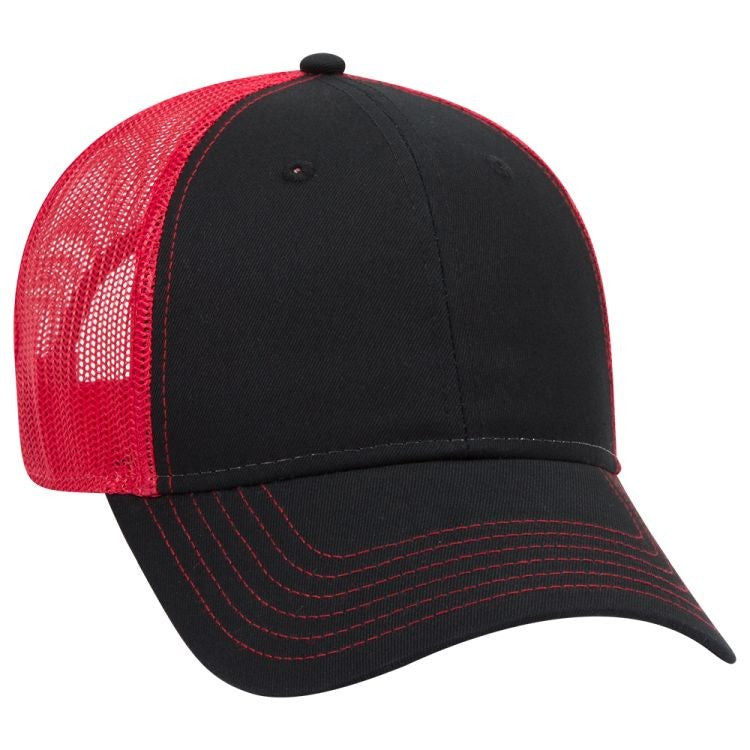 83-1239 OTTO CAP 6 Panel Low Profile Mesh Back Trucker Hat