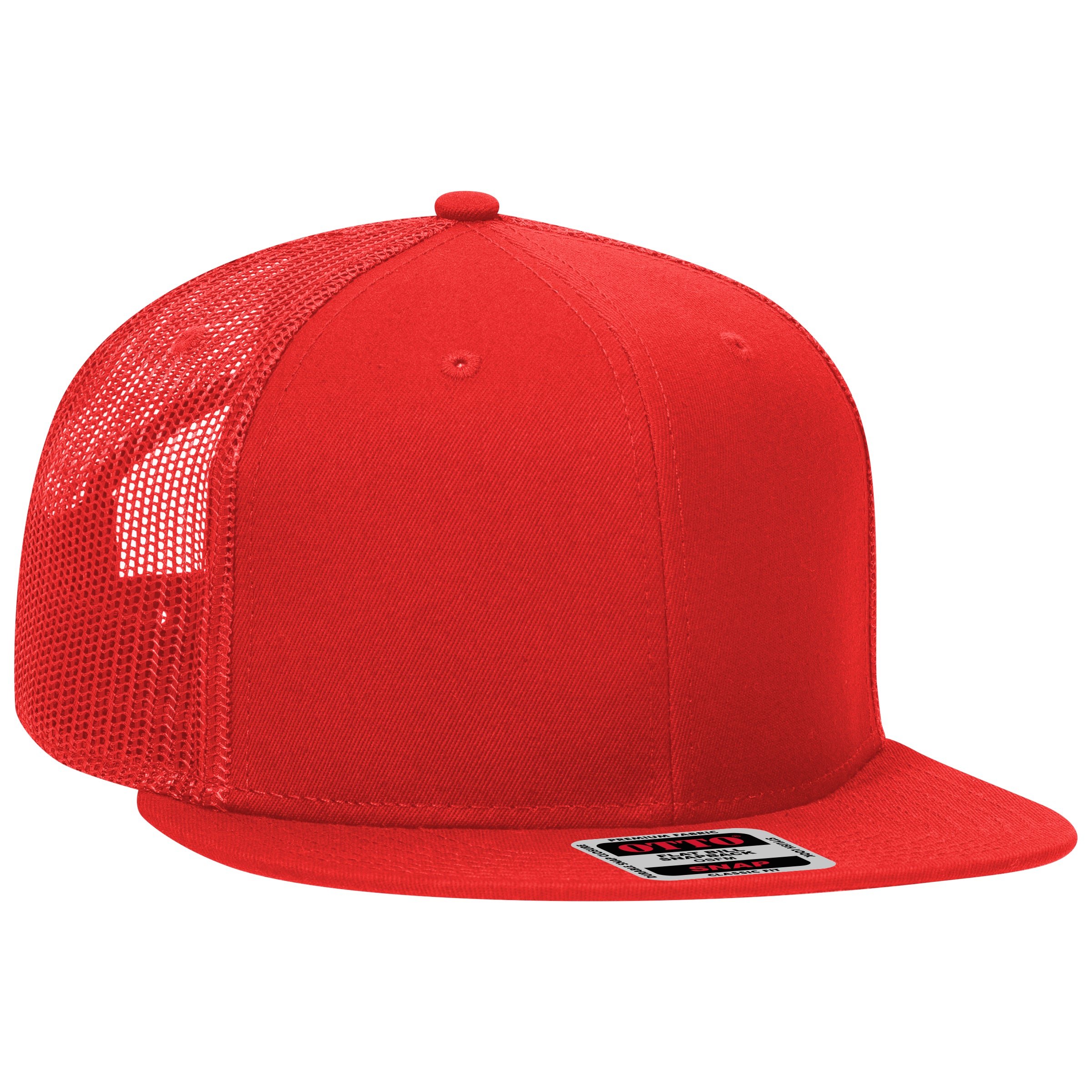 141-1070 OTTO CAP "OTTO SNAP" 6 Panel Pro Style Mesh Back Trucker Snapback Hat