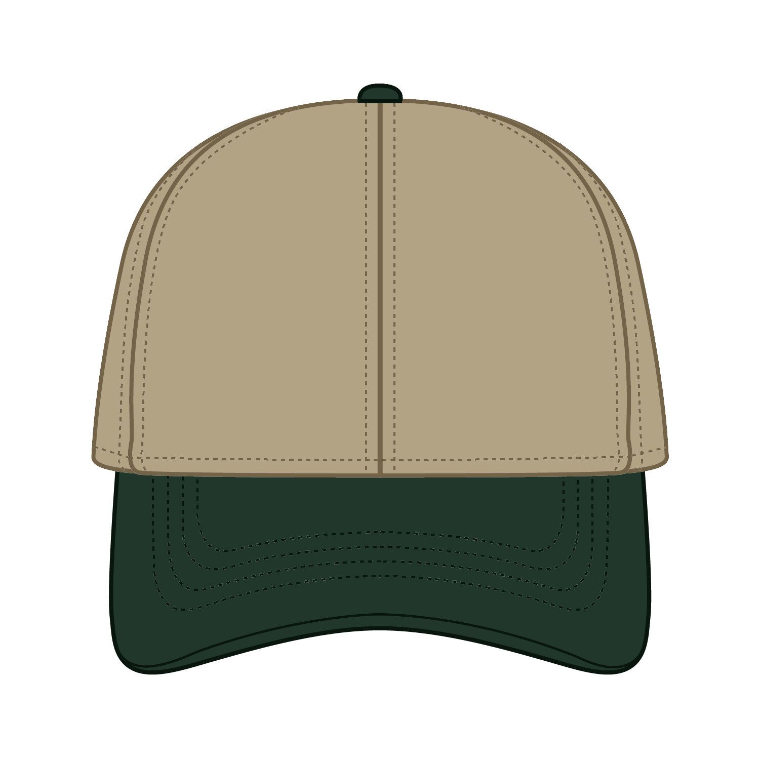69-291 OTTO CAP 4 Panel Ponytail Cap