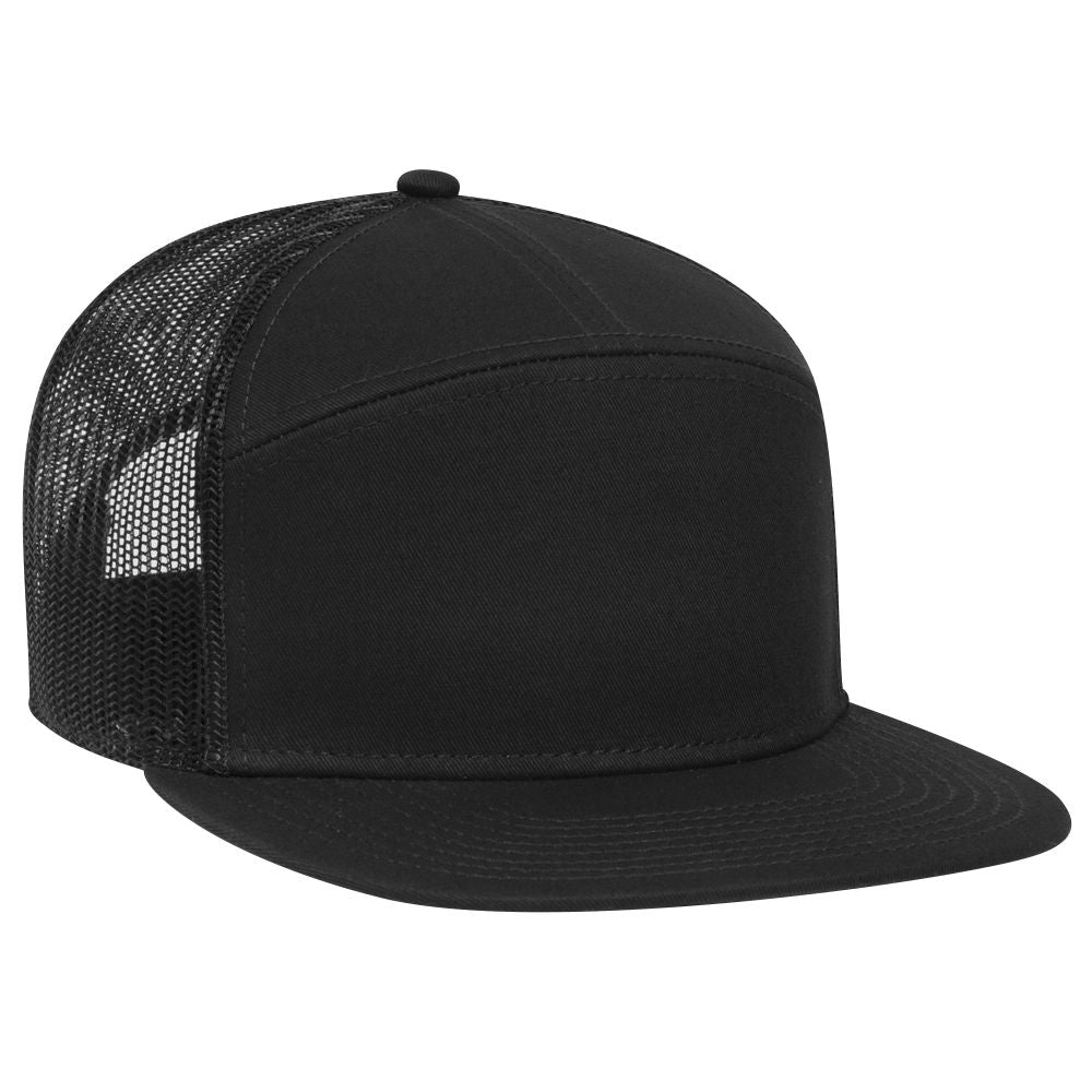 172-1298 OTTO CAP "OTTO SNAP" 7 Panel Mesh Back Trucker Snapback Hat