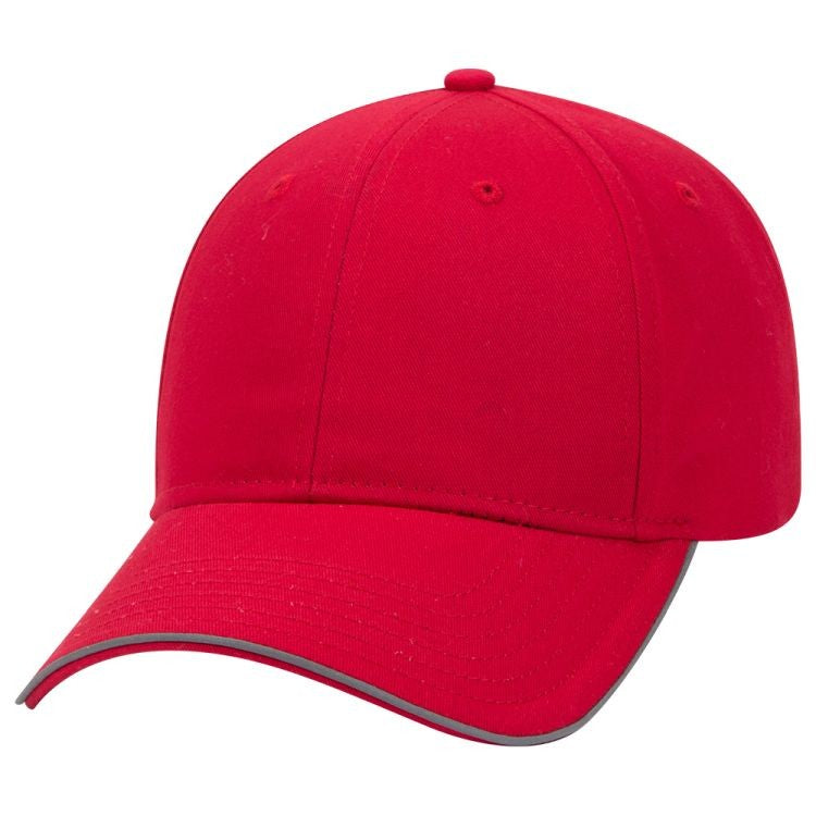 19-1261 OTTO CAP Reflective 6 Panel Low Profile Baseball Cap