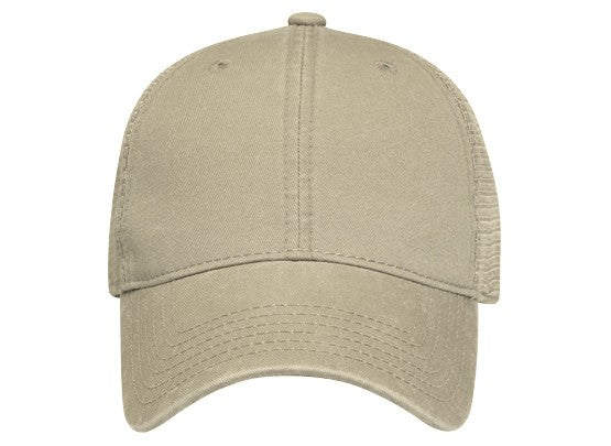 121-858 OTTO CAP 6 Panel Low Profile Mesh Back Trucker Dad Hat