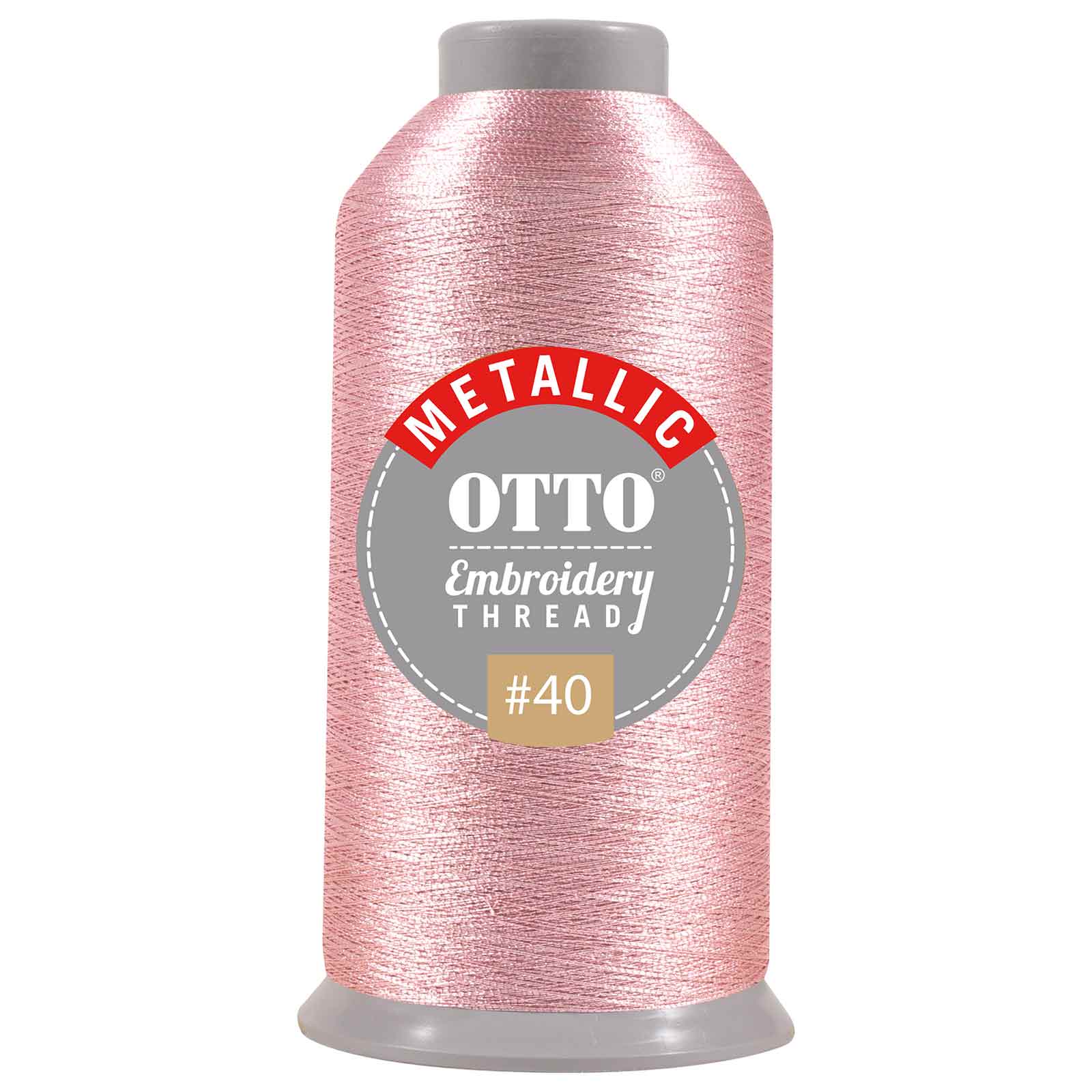 157-106 OTTO Embroidery Metallic Thread #40 3,300 yd. Cone