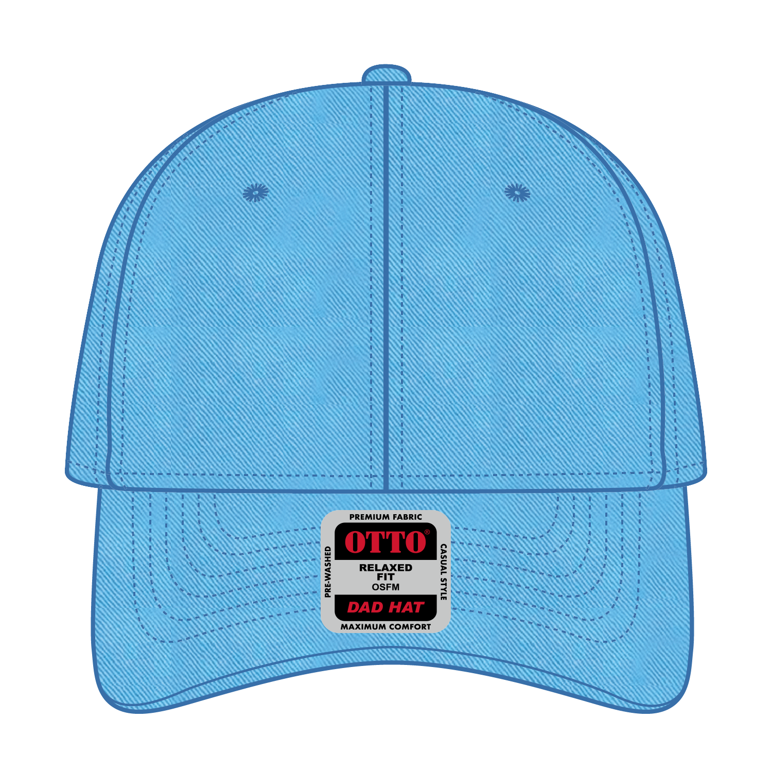 18-692 OTTO CAP 6 Panel Low Profile Dad Hat