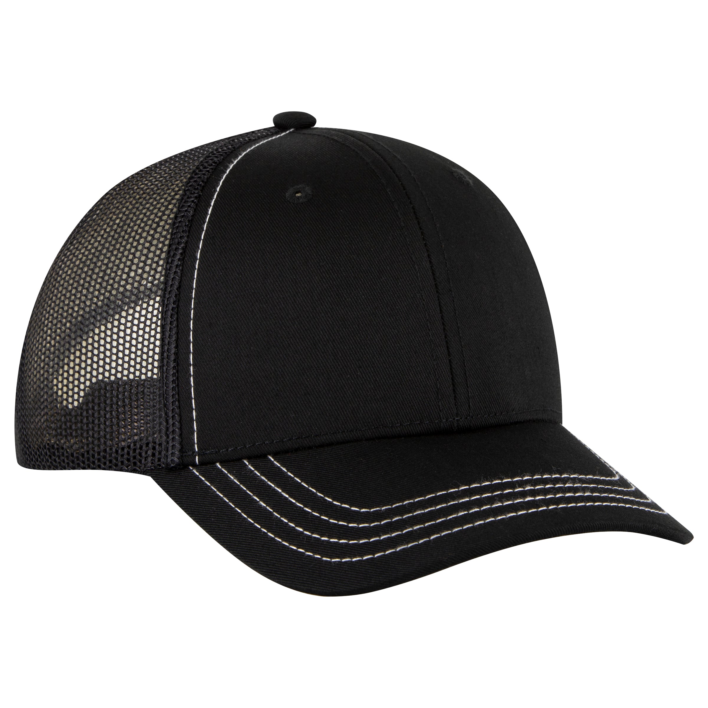 83-1239 OTTO CAP 6 Panel Low Profile Mesh Back Trucker Hat
