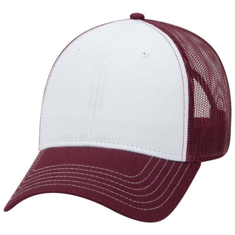 83-1239 OTTO CAP 6 Panel Low Profile Mesh Back Trucker Hat