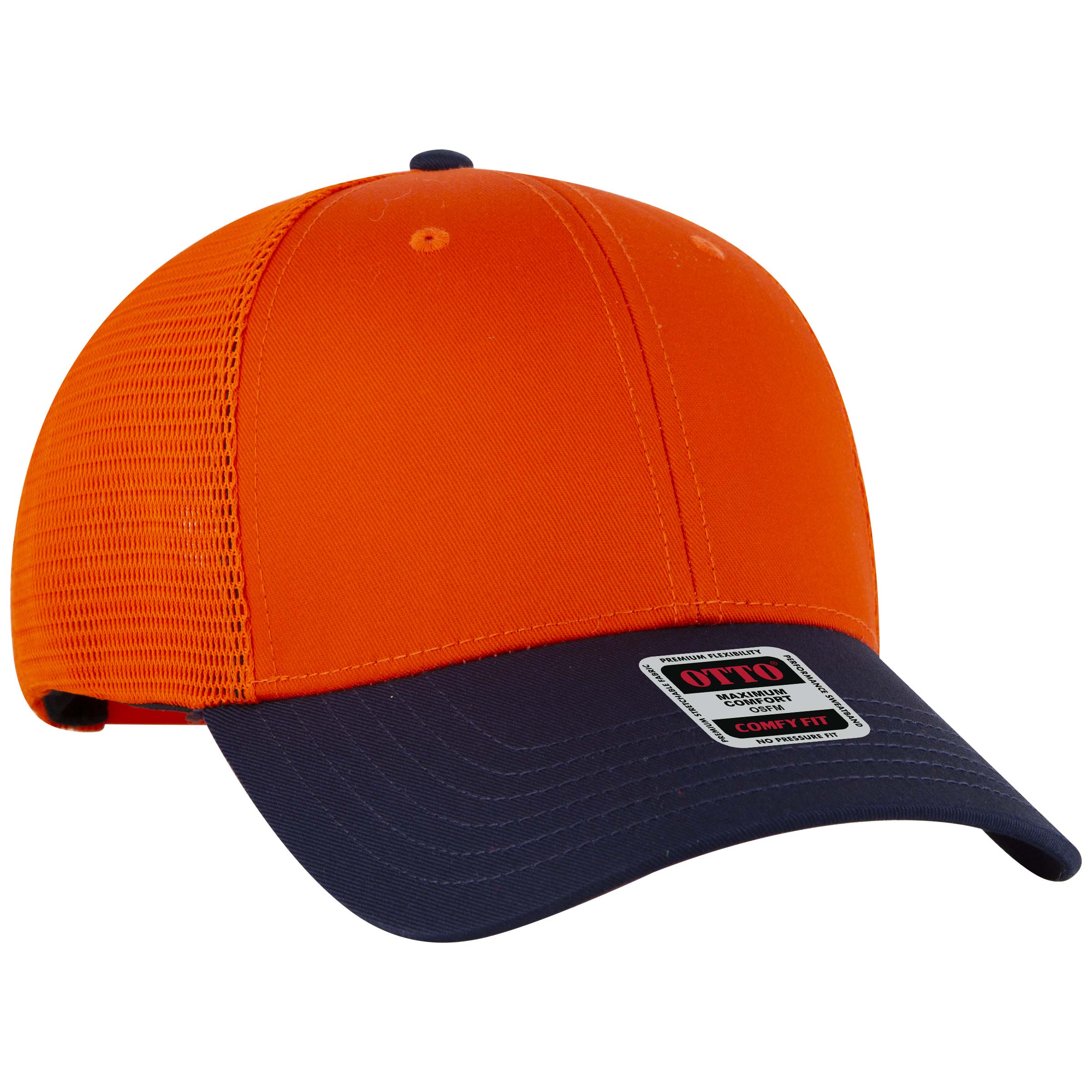 83-2 OTTO CAP "OTTO COMFY FIT" 6 Panel Low Profile Mesh Back Trucker Hat