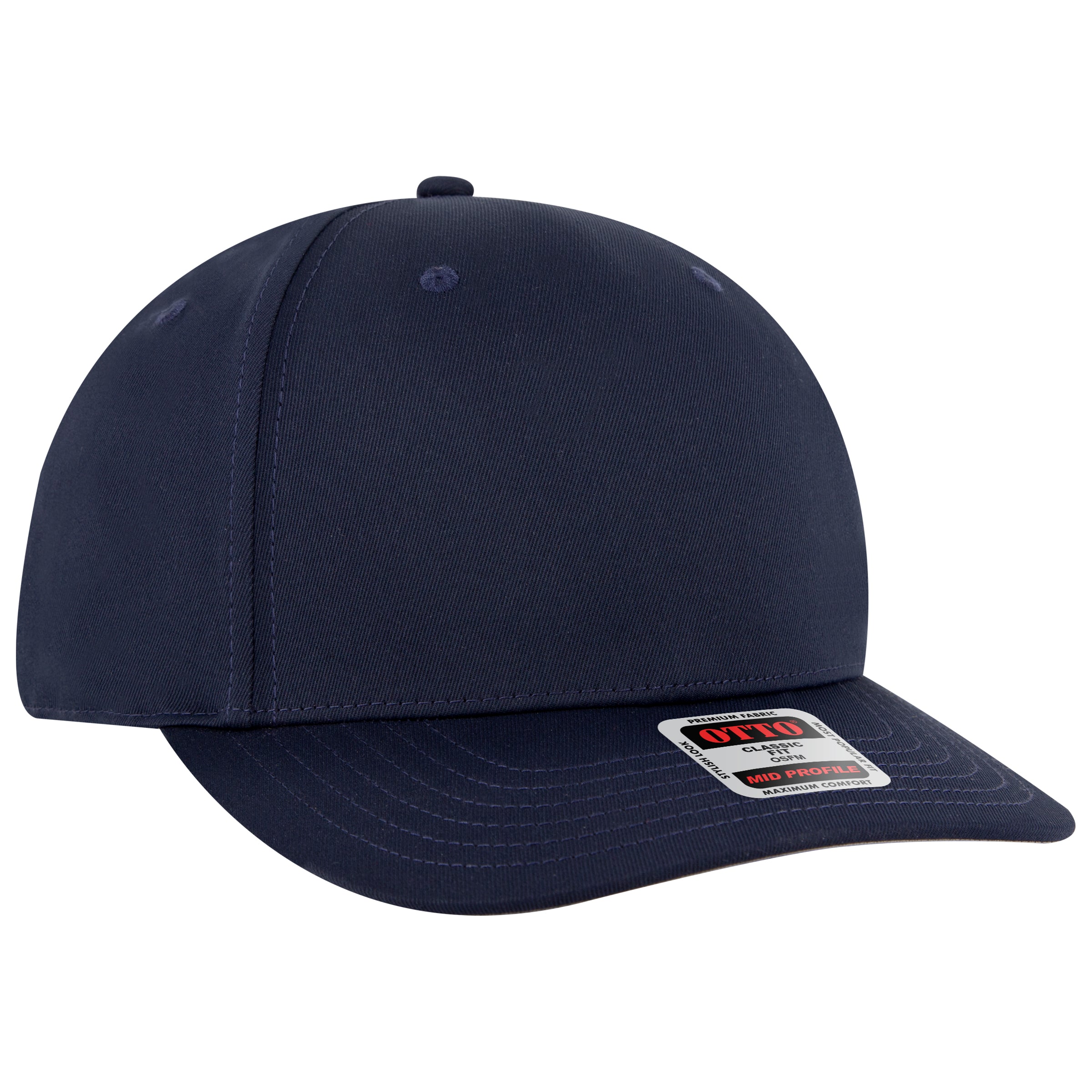 270-1 OTTO CAP Seamless 6 Panel Mid Profile Baseball Cap