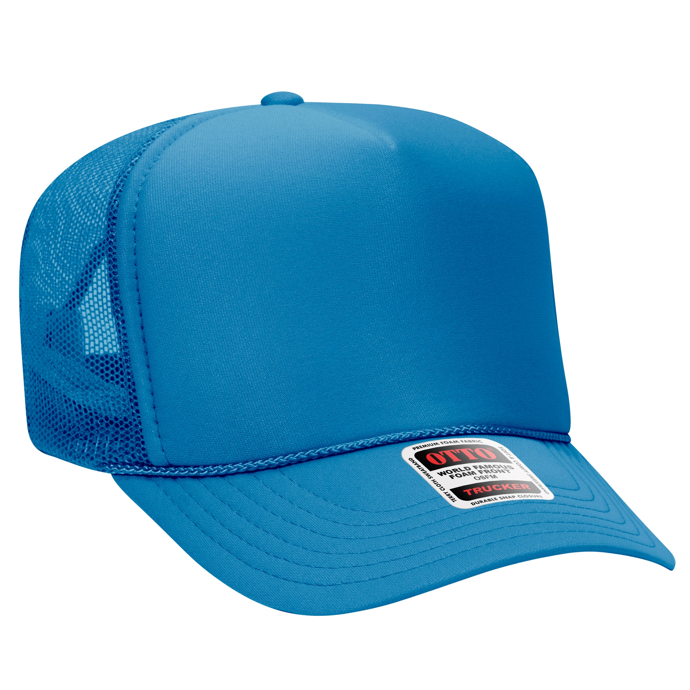 39-165 OTTO CAP 5 Panel High Crown Mesh Back Trucker Hat