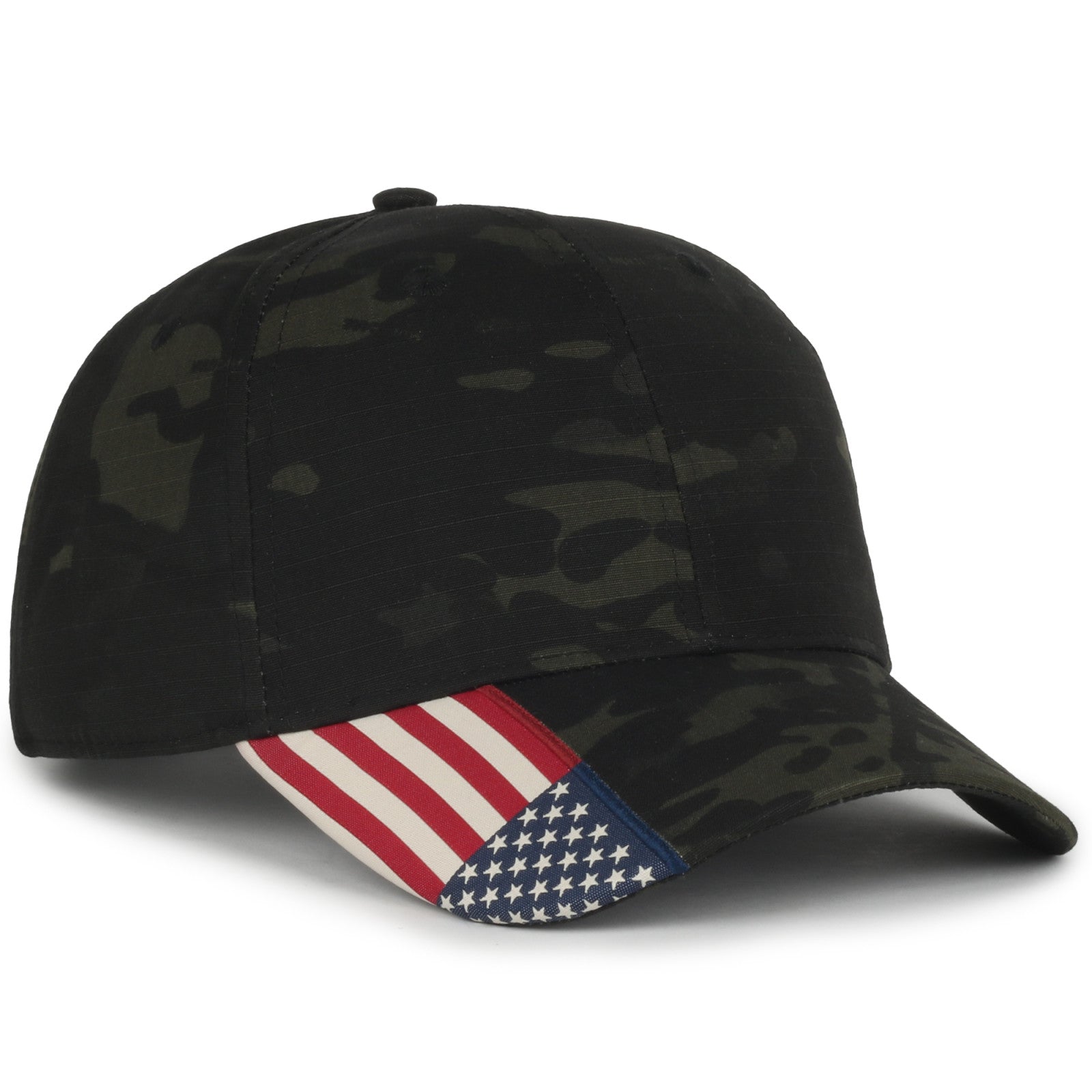 Outdoor Cap CWF-405 Multicam Cap w/Flag Visor