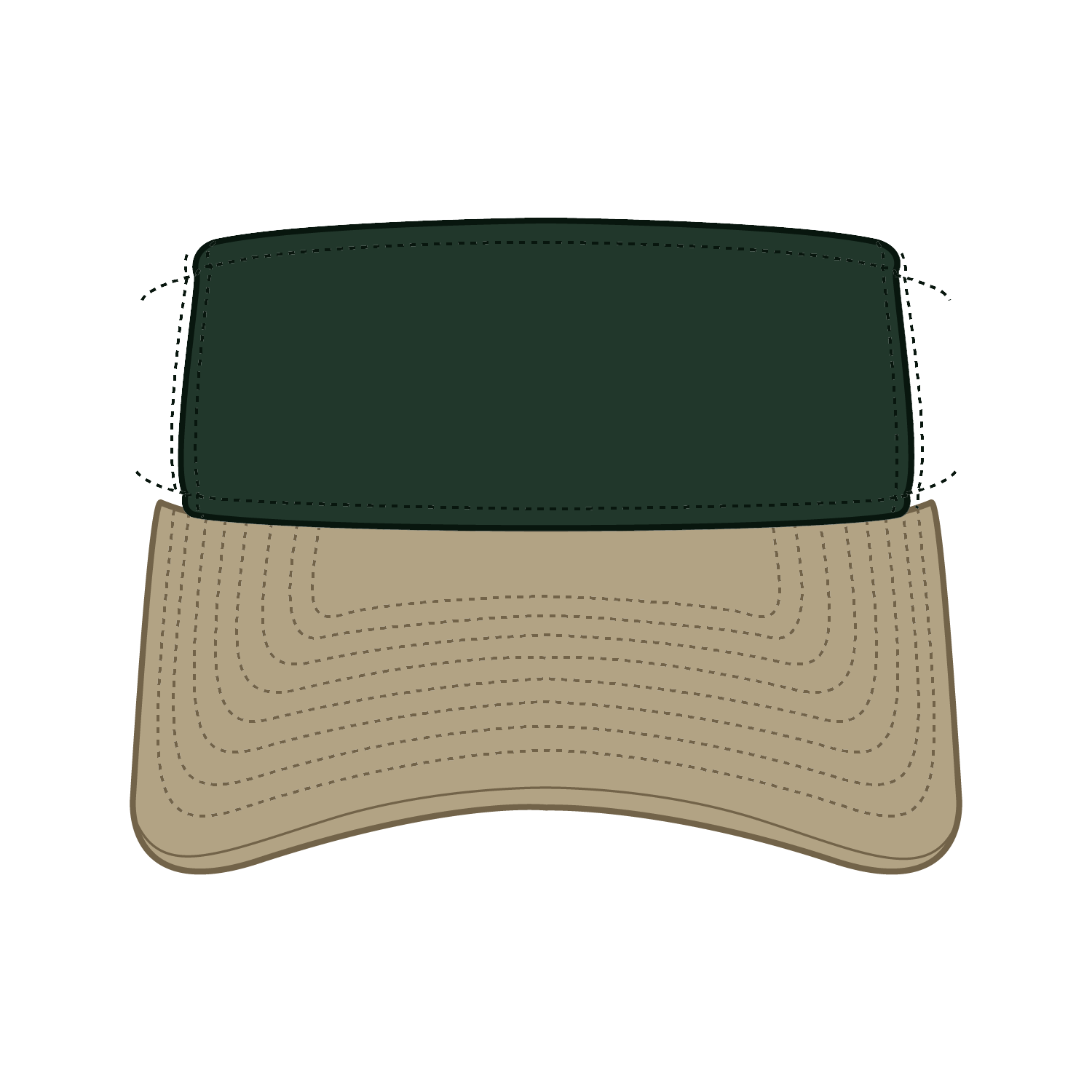 15-280 OTTO CAP "OTTO FLEX" Sun Visor