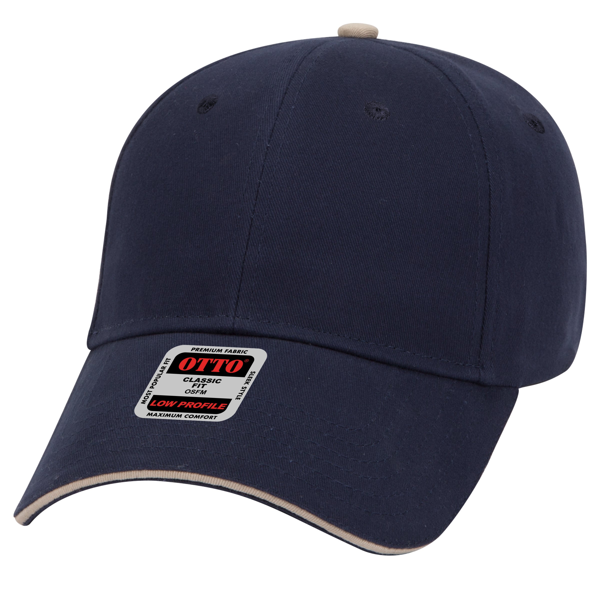 23-430 OTTO CAP 6 Panel Low Profile Baseball Cap