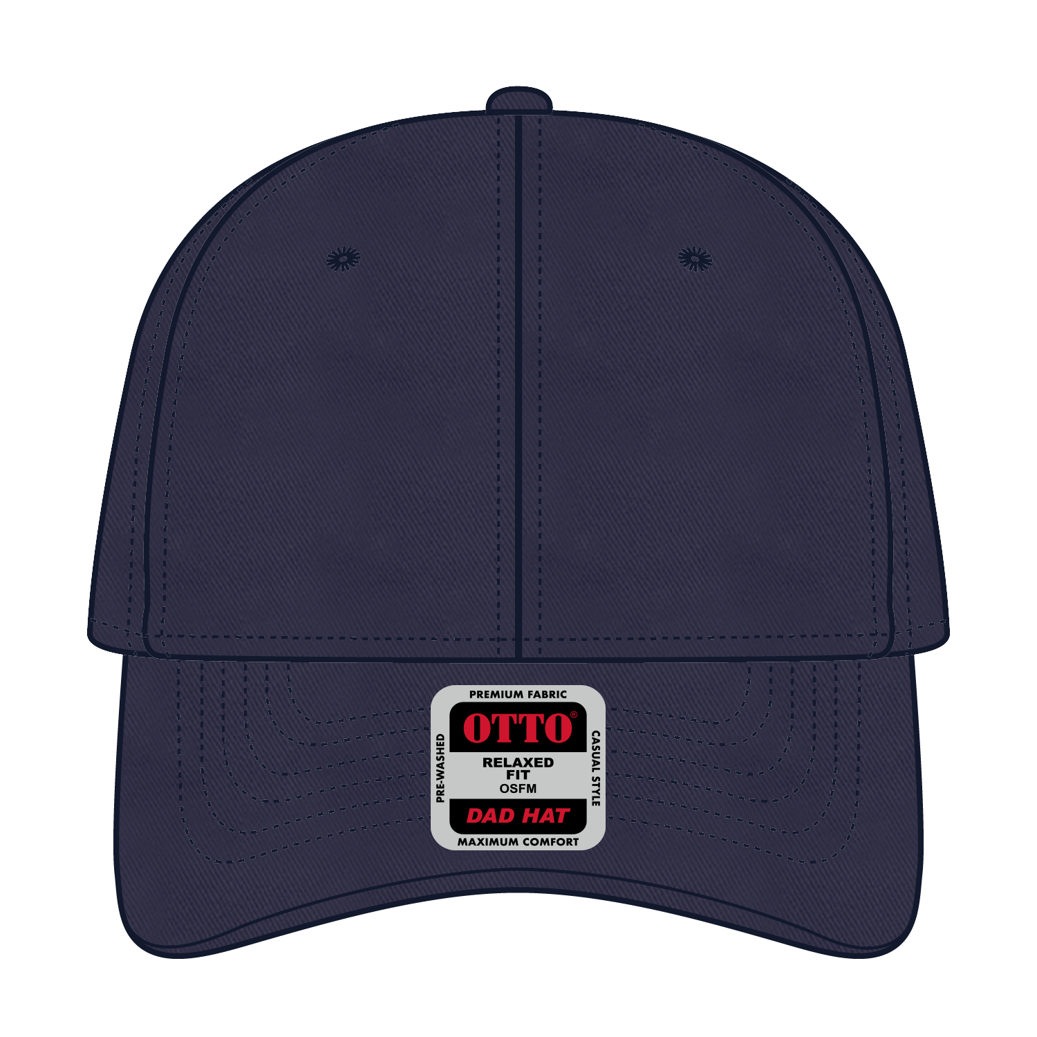 18-692 OTTO CAP 6 Panel Low Profile Dad Hat