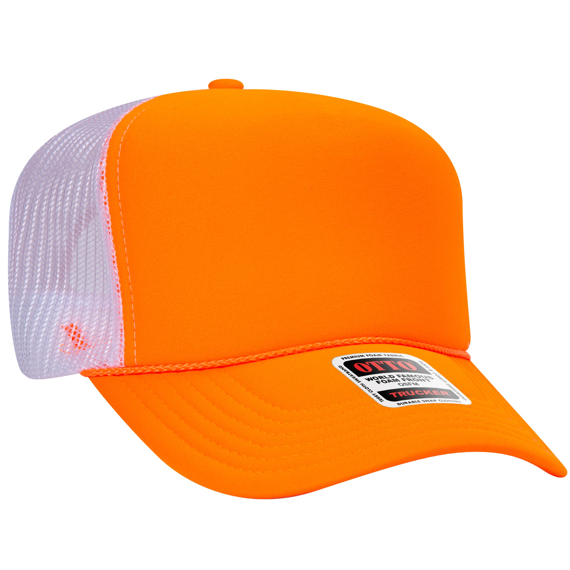 39-165 OTTO CAP 5 Panel High Crown Mesh Back Trucker Hat