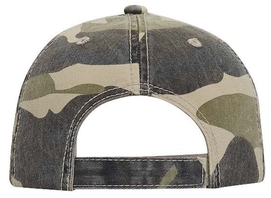 103-713 OTTO CAP Camouflage 6 Panel Low Profile Baseball Cap