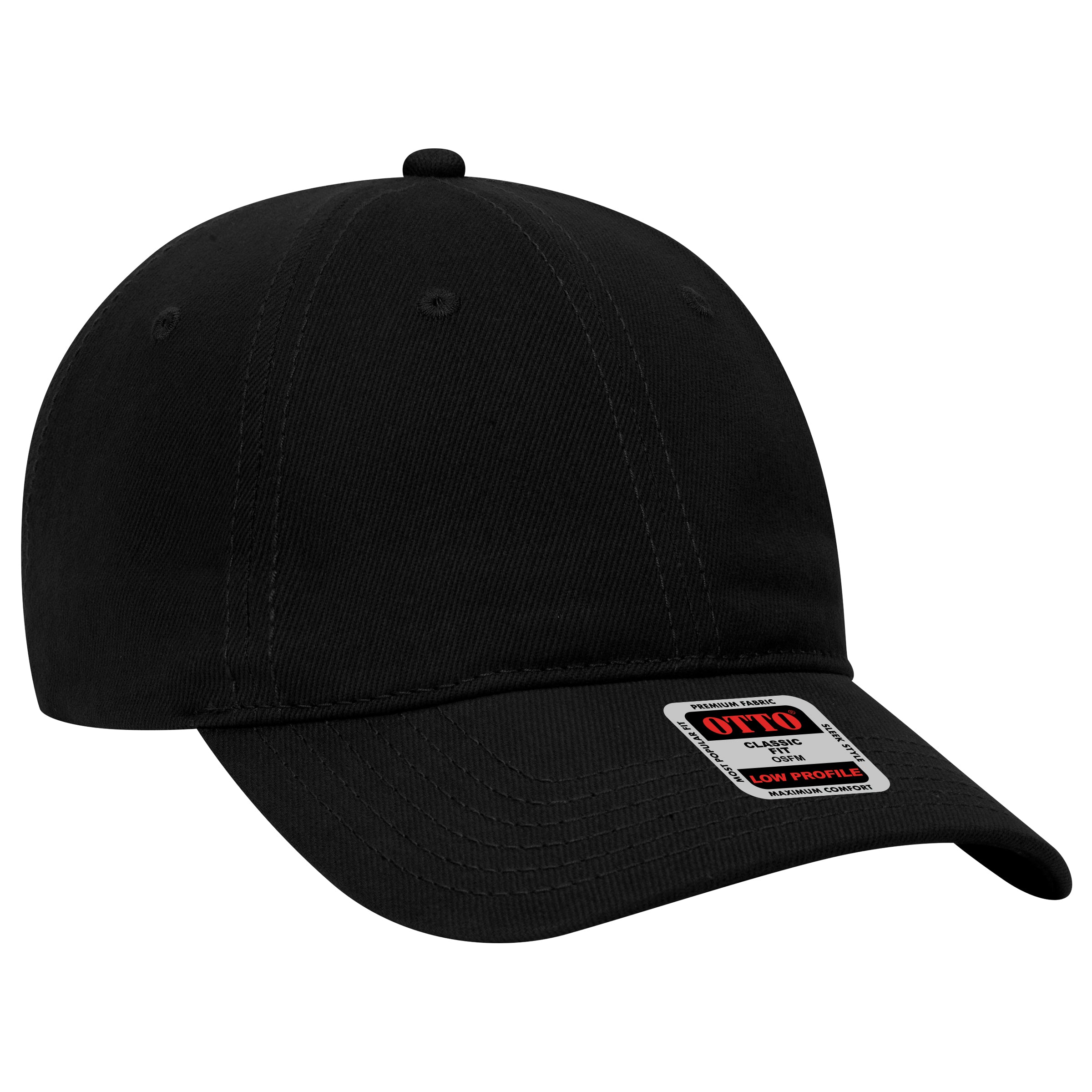 18-253 OTTO CAP 6 Panel Low Profile Baseball Cap