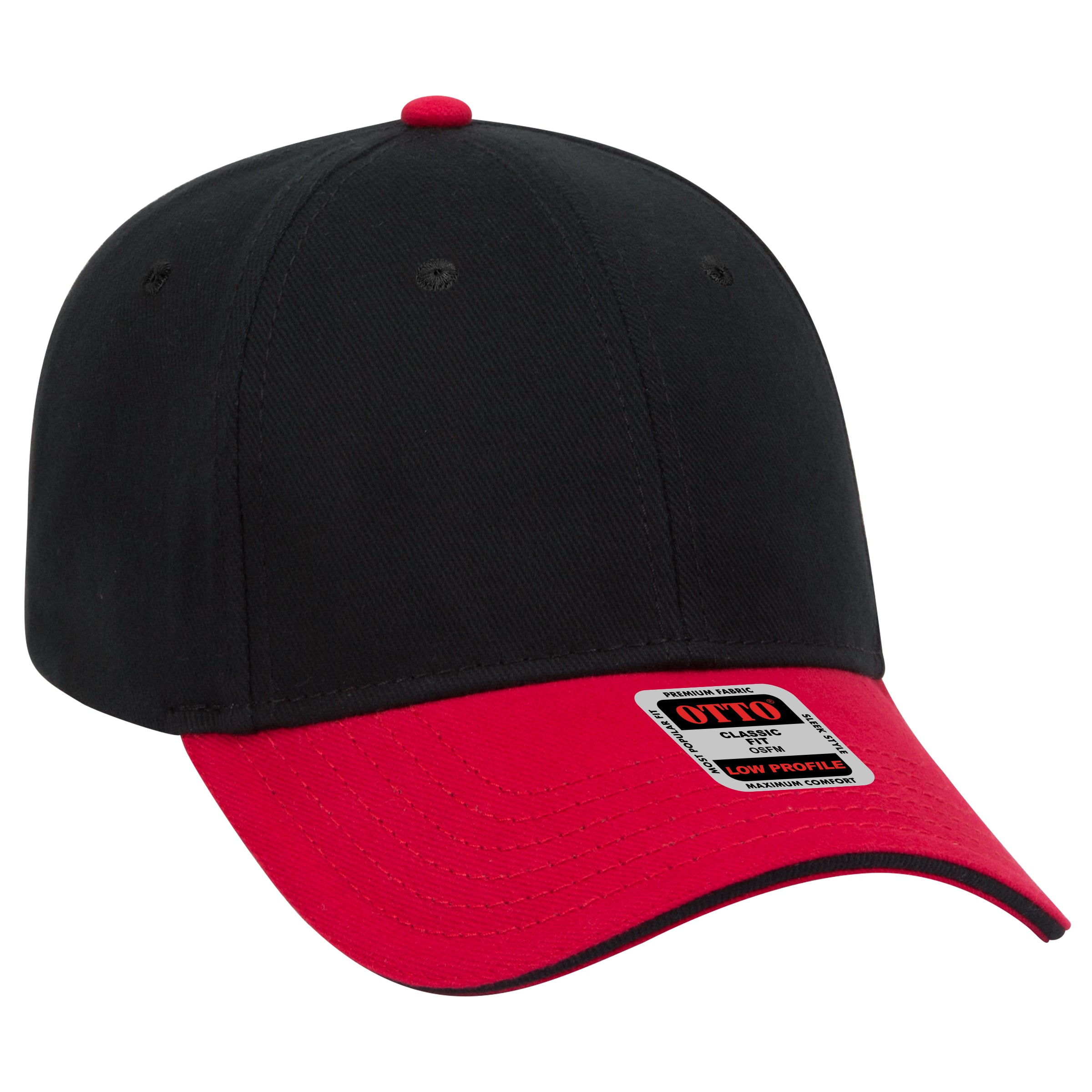 23-255 OTTO CAP 6 Panel Low Profile Baseball Cap