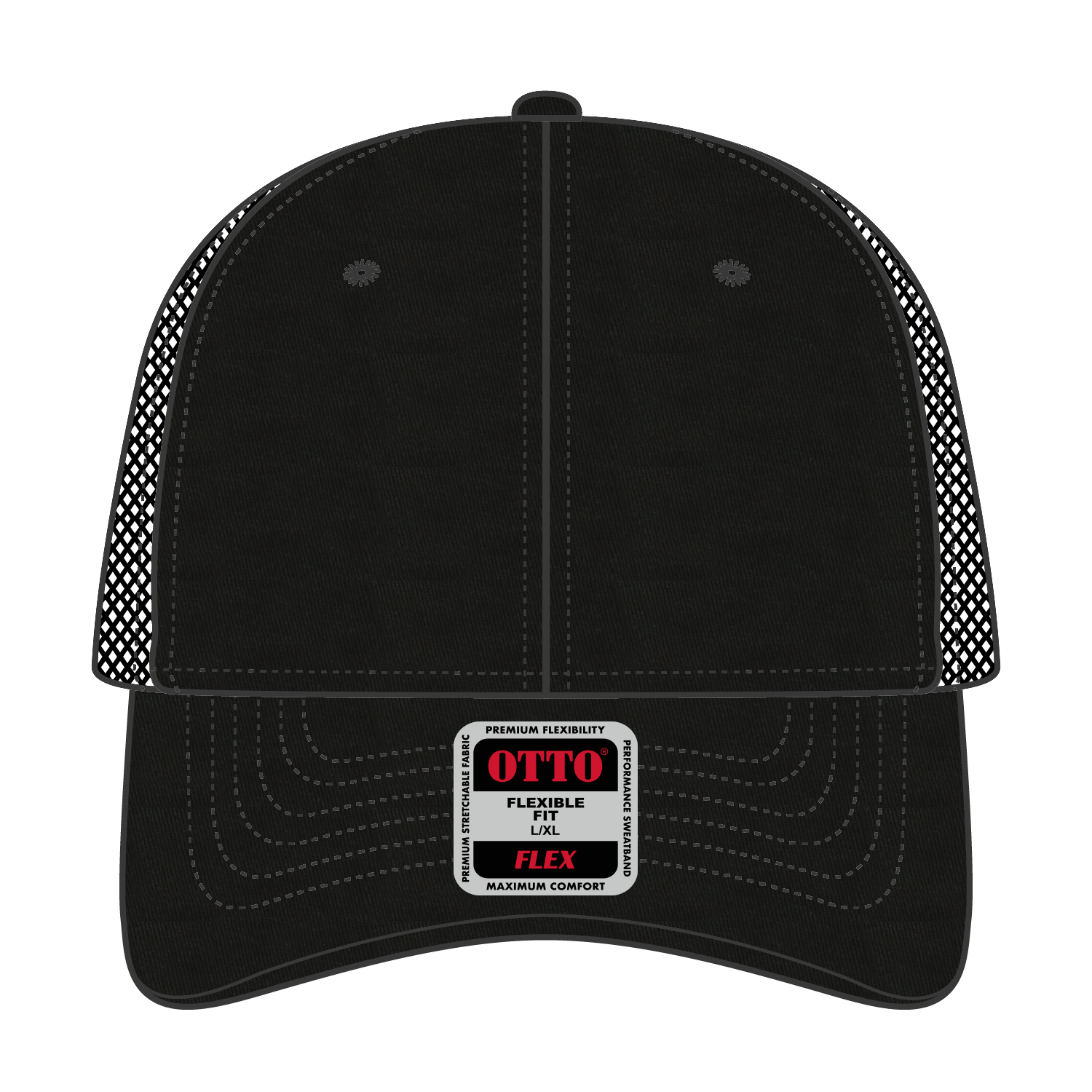 11-1169 OTTO CAP "OTTO FLEX" 6 Panel Low Profile Baseball Cap