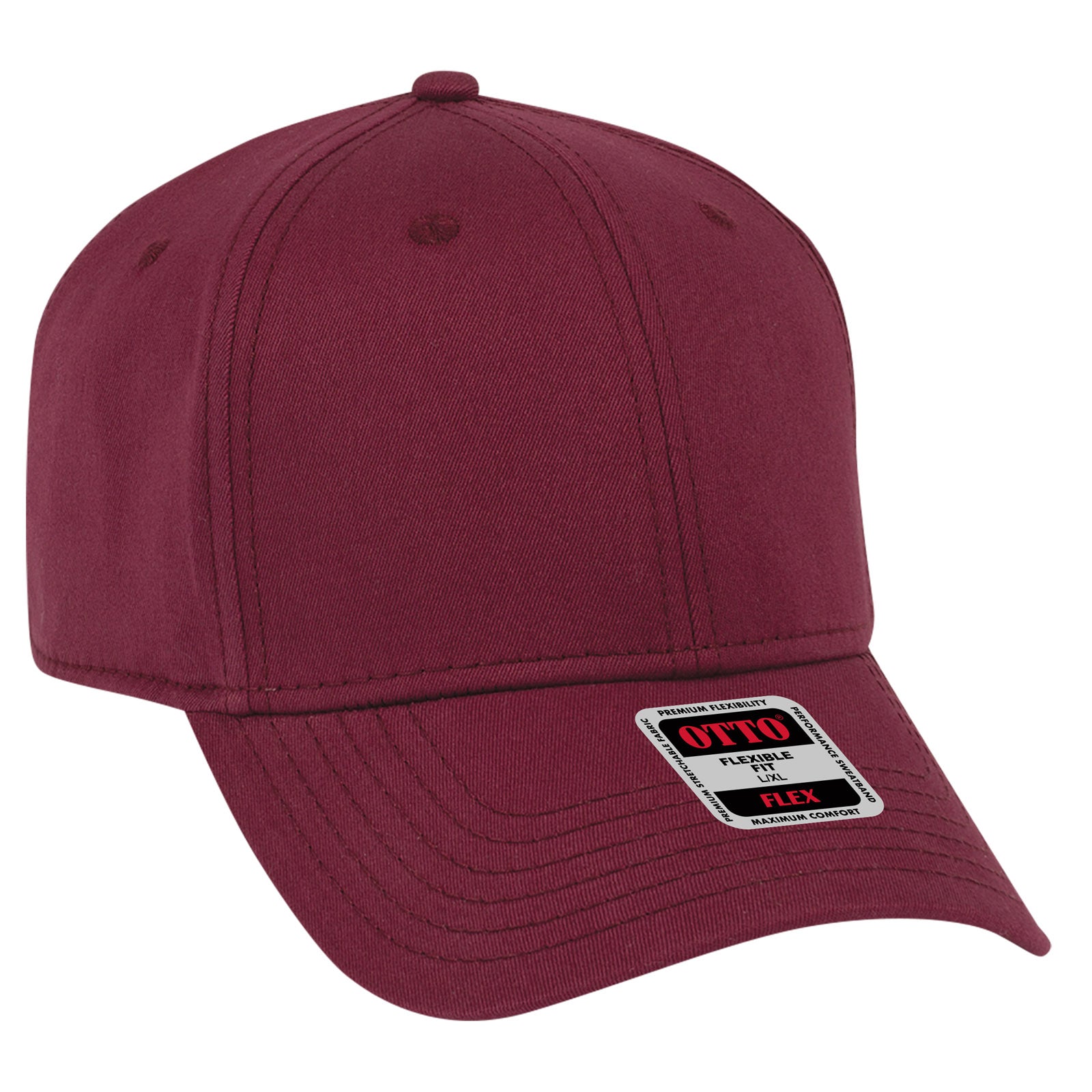 11-1167 OTTO CAP "OTTO FLEX" 6 Panel Low Profile Baseball Cap