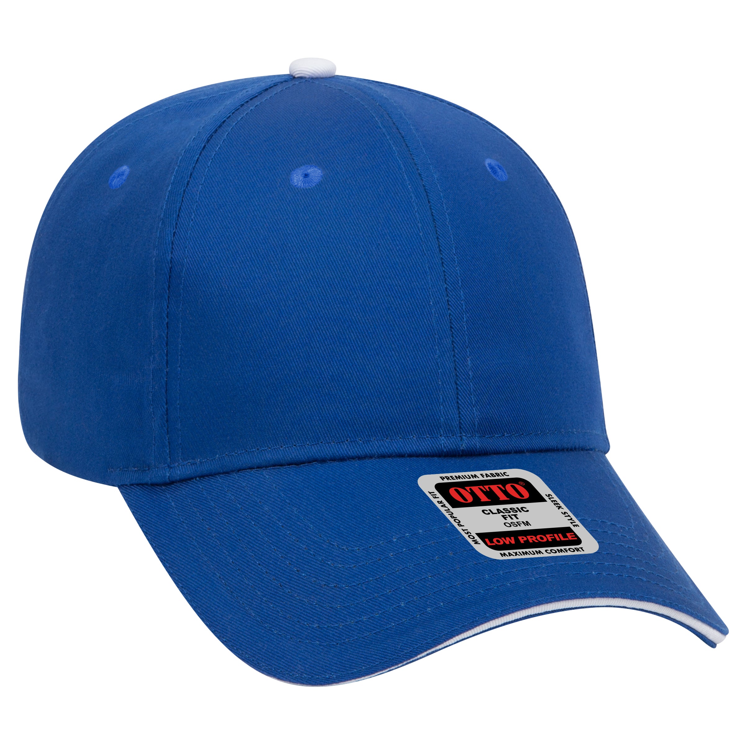 23-434 OTTO CAP 6 Panel Low Profile Baseball Cap