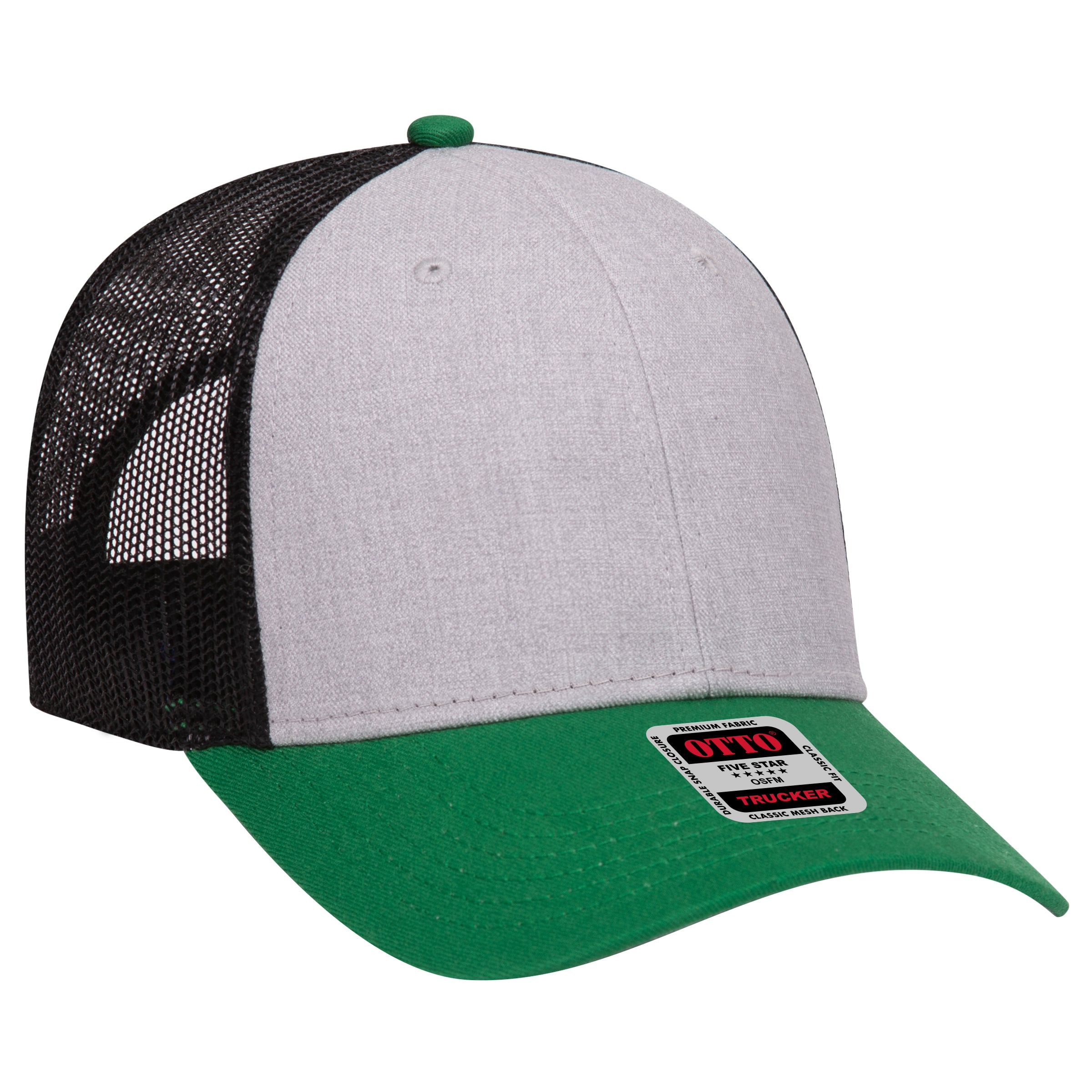 83-1239 OTTO CAP 6 Panel Low Profile Mesh Back Trucker Hat