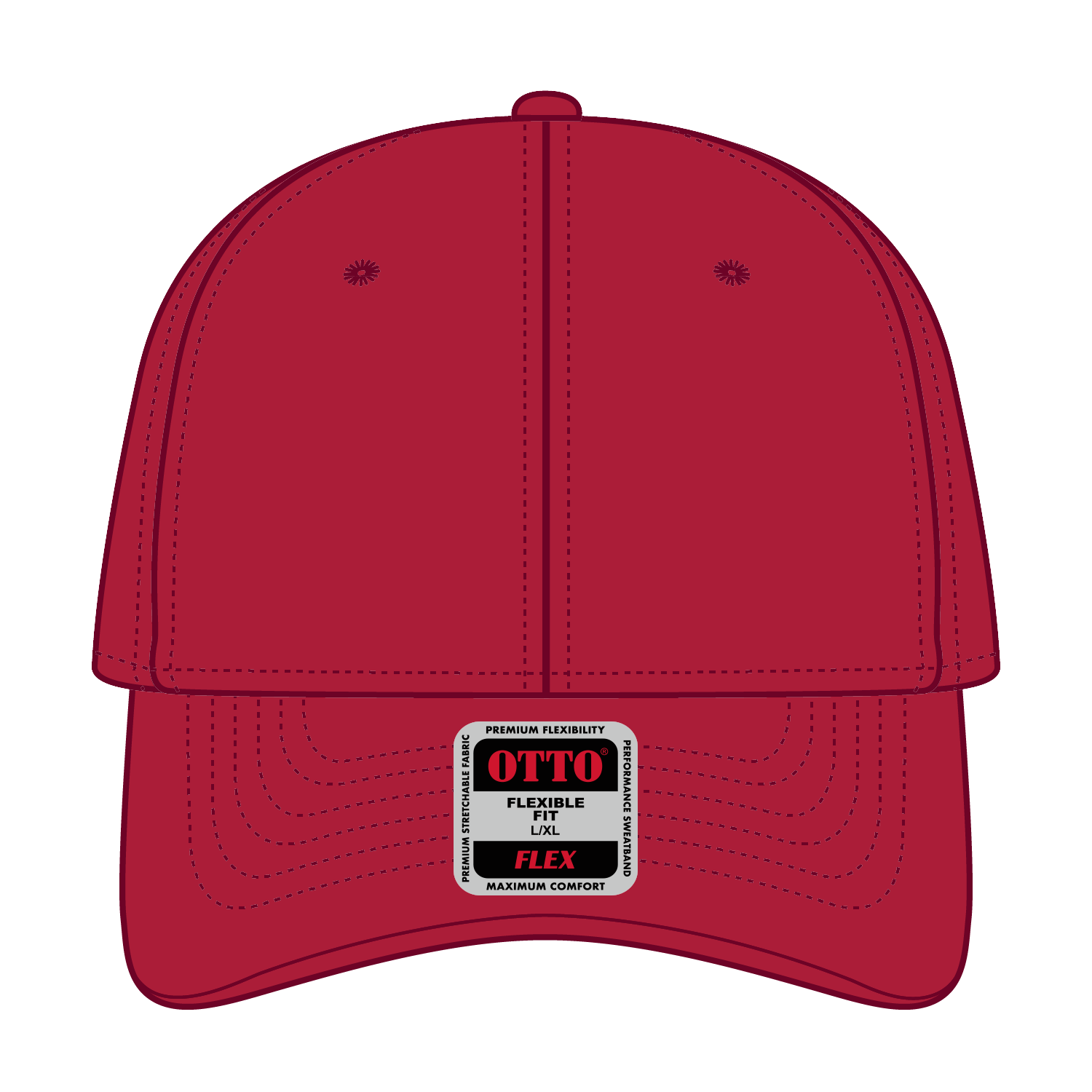 11-1257 OTTO CAP "OTTO FLEX" UPF 50+ 6 Panel Low Profile Baseball Cap