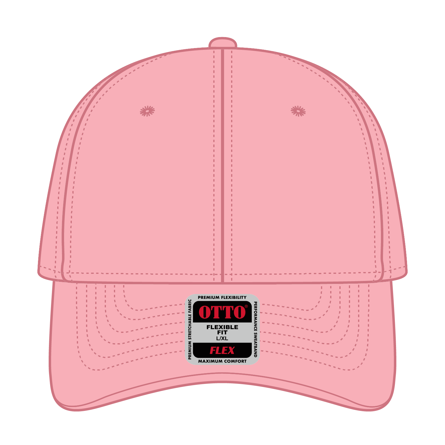 11-1167 OTTO CAP "OTTO FLEX" 6 Panel Low Profile Baseball Cap