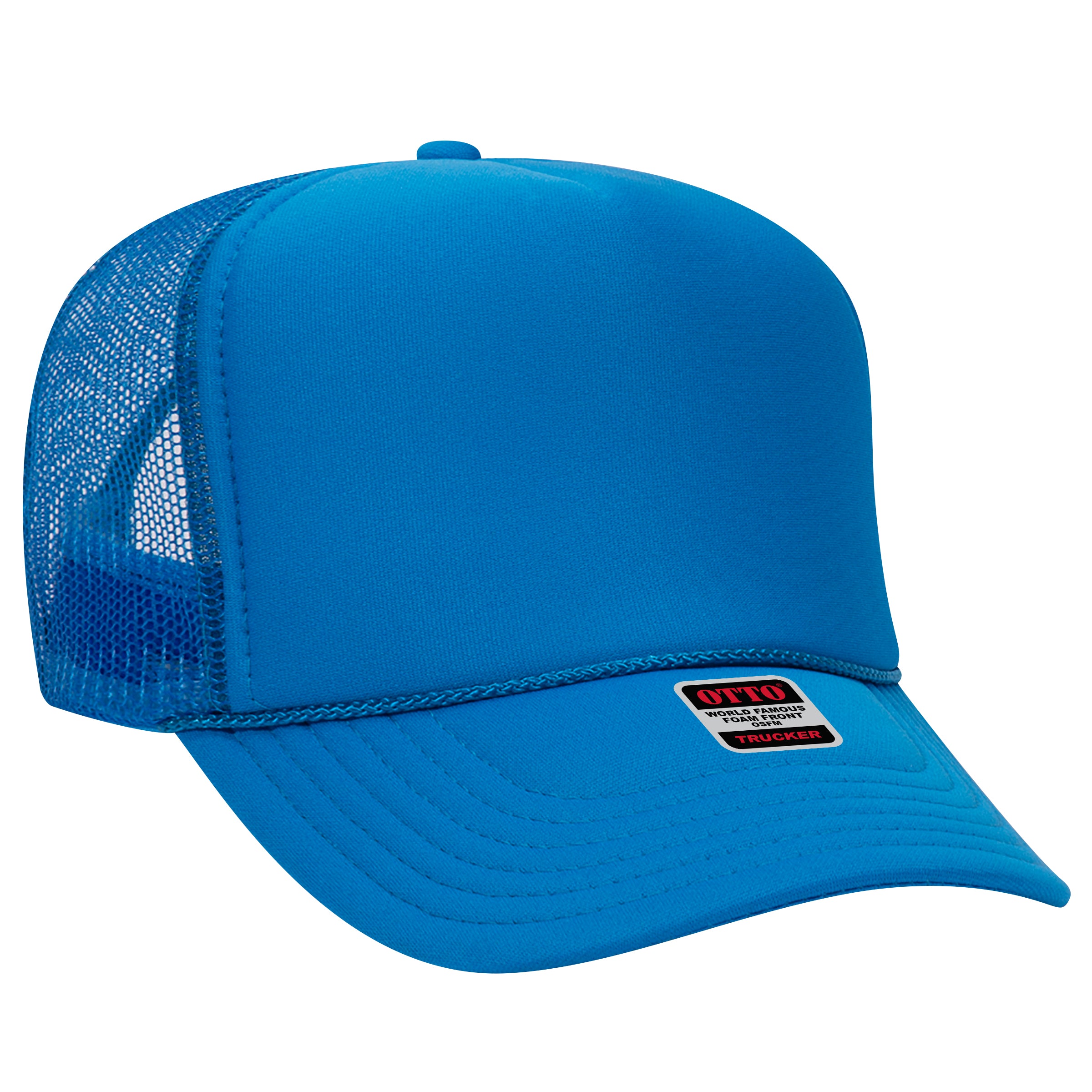 39-165 OTTO CAP 5 Panel High Crown Mesh Back Trucker Hat