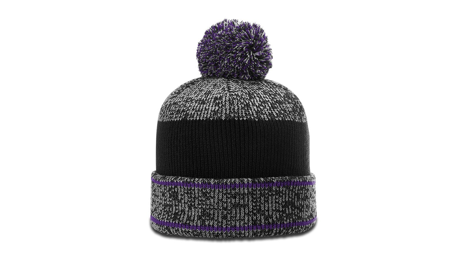 Richardson 148 Heather Beanie with Cuff &amp; Pom