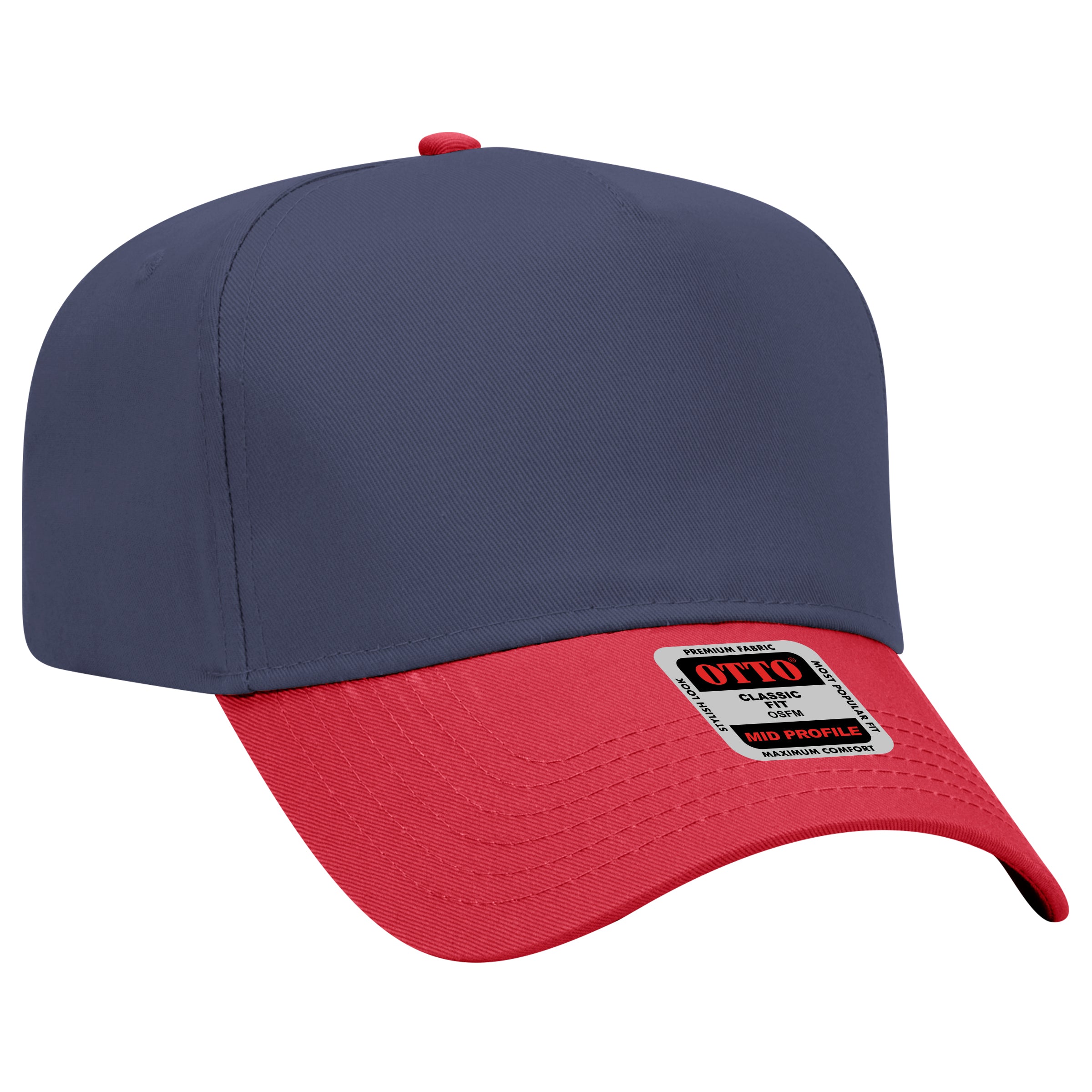 31-069 OTTO CAP 5 Panel Mid Profile Baseball Cap